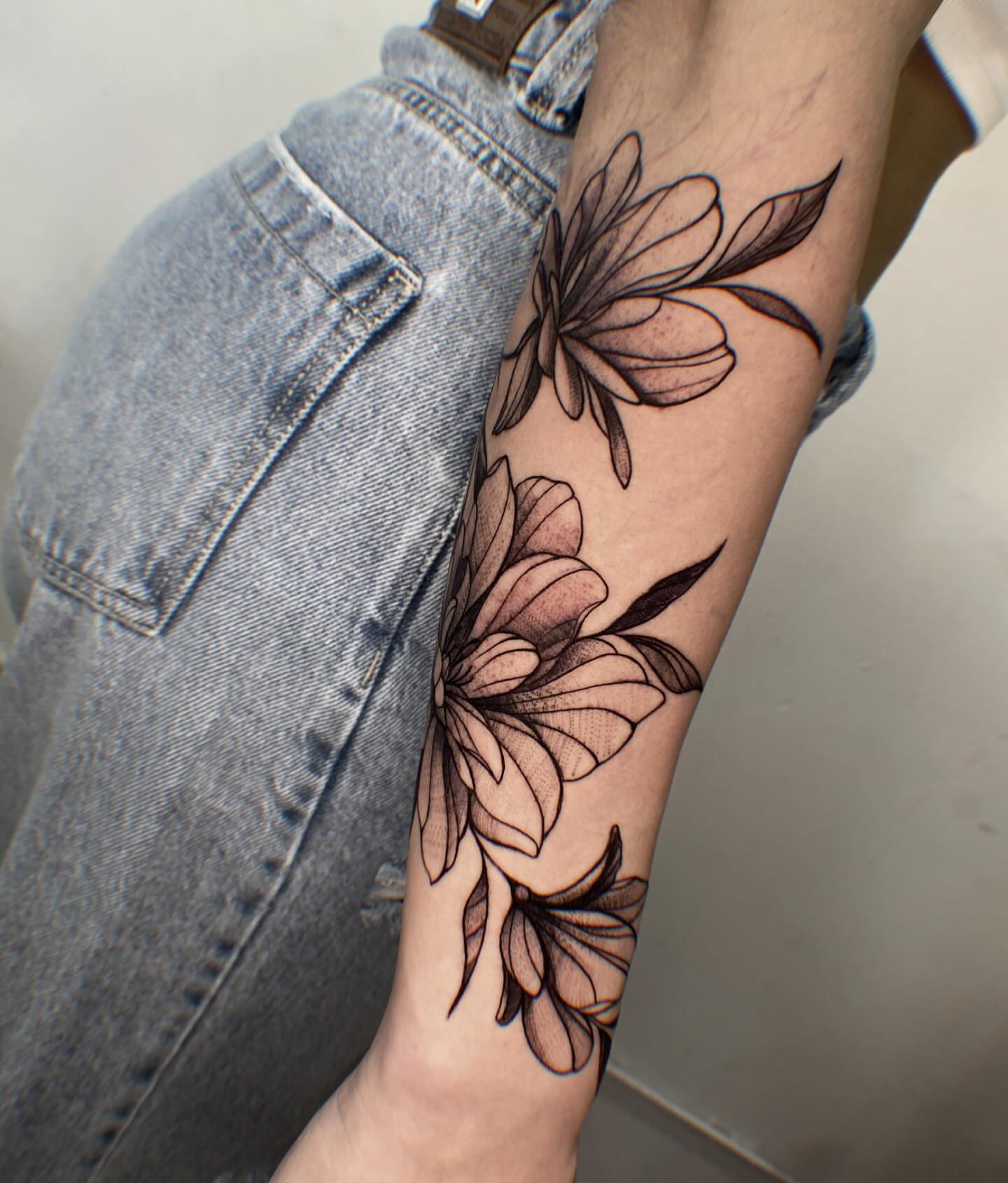 Tattoo by @tovarbeink — black_and_grey