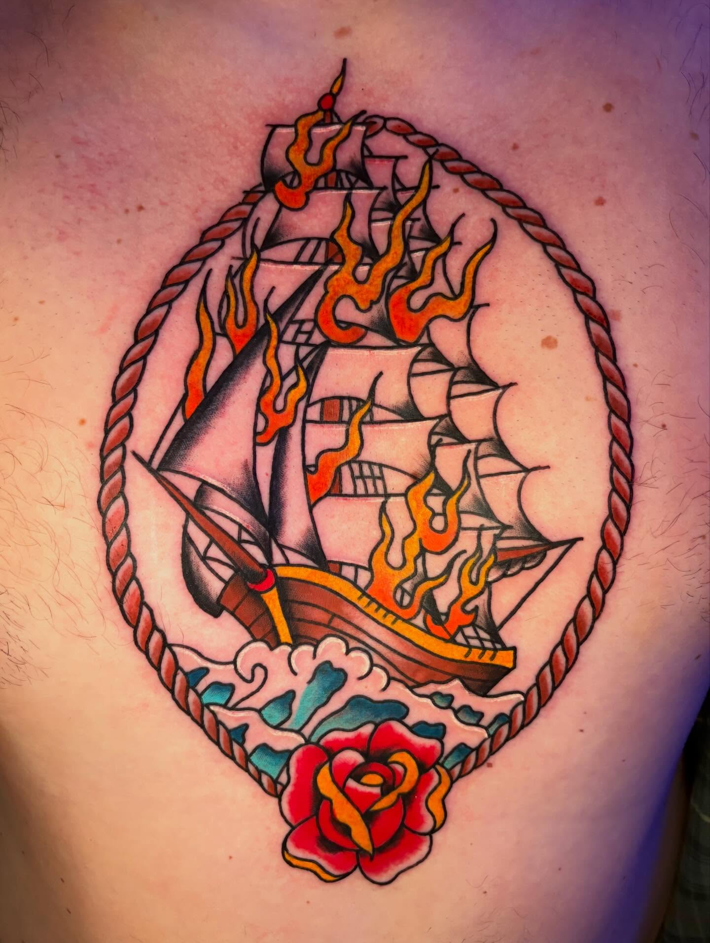 Tattoo by @mikescarpatitattoo — american_traditional