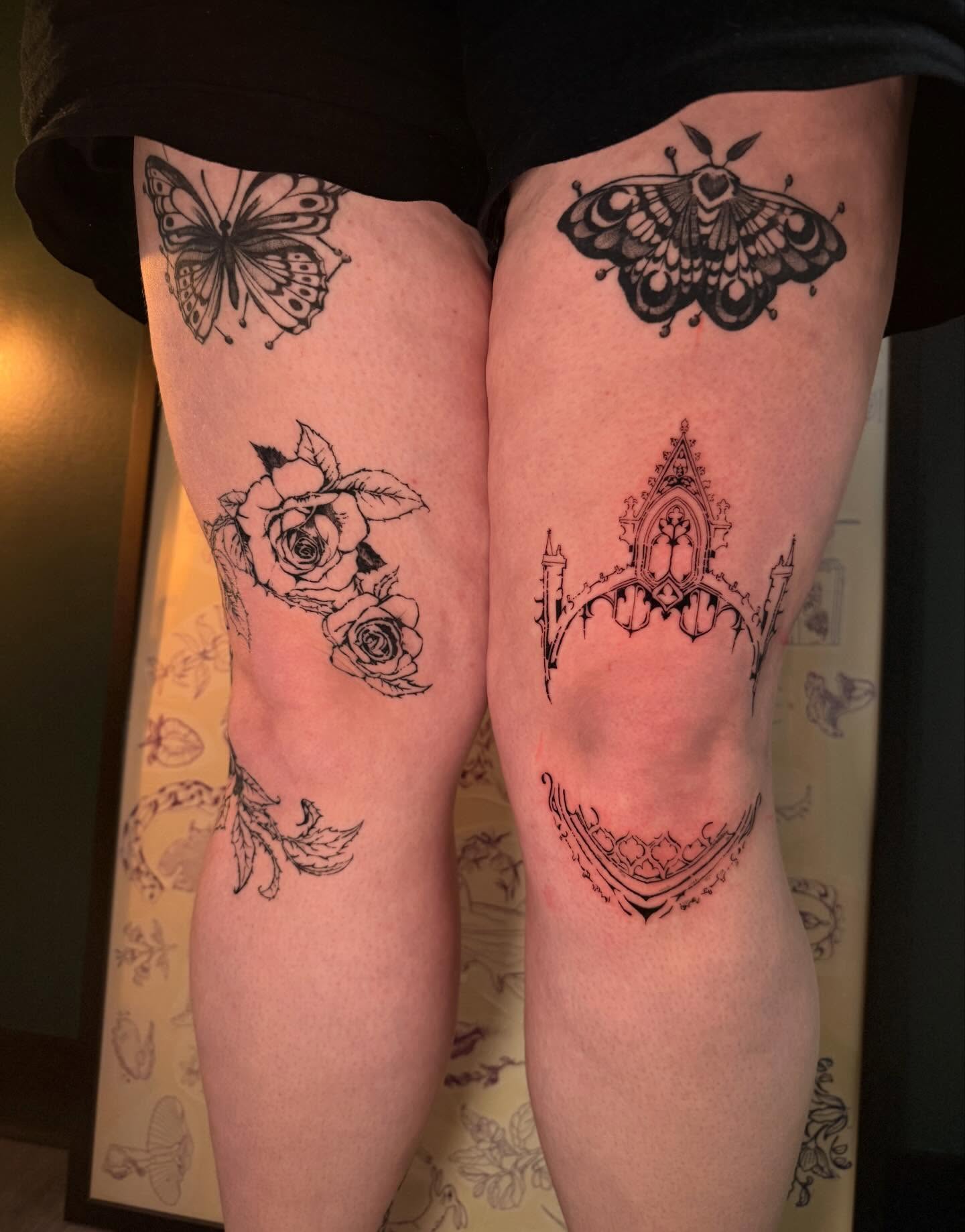 Tattoo by @juniperinkk — black_and_grey