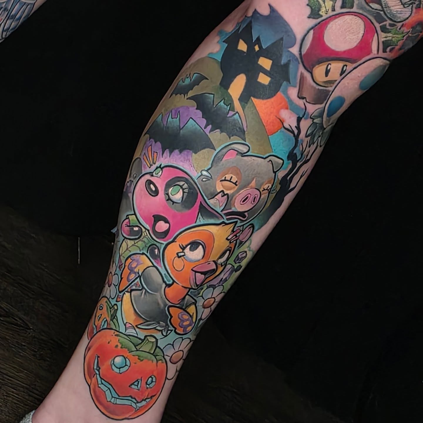 Tattoo by @coryhandtattoos โ new_school, anime