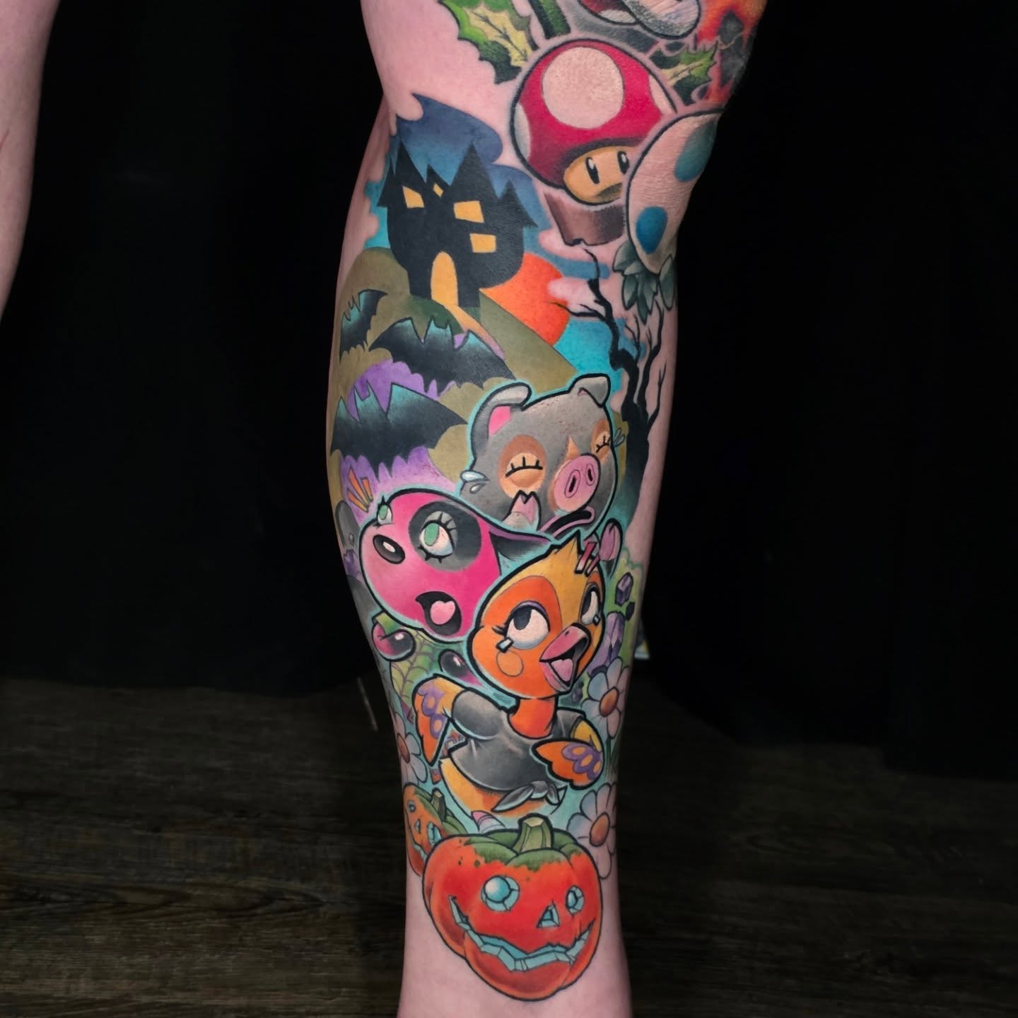 Tattoo by @coryhandtattoos โ new_school, anime