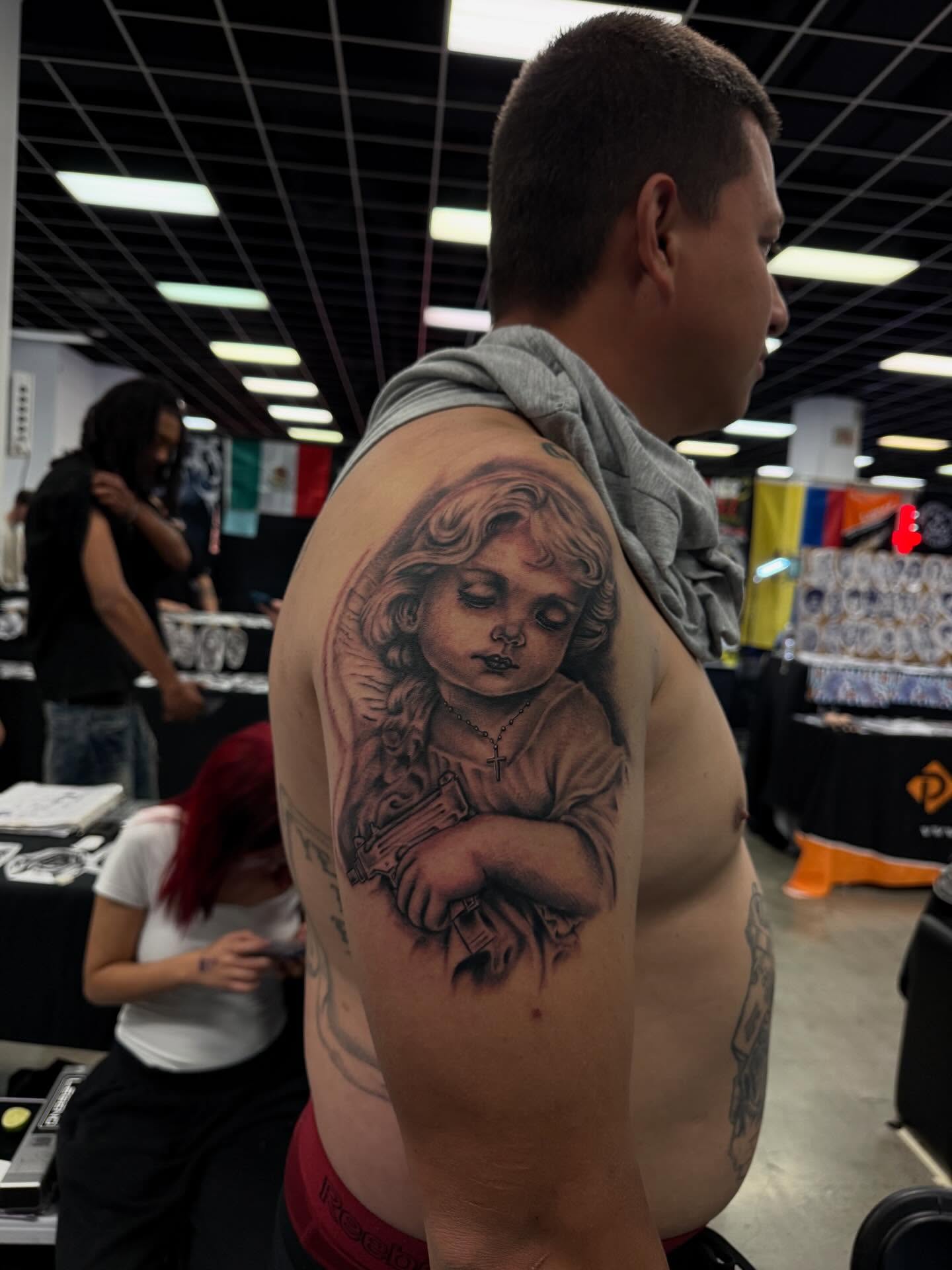 Tattoo by @artebylilricky — realism, black_and_grey