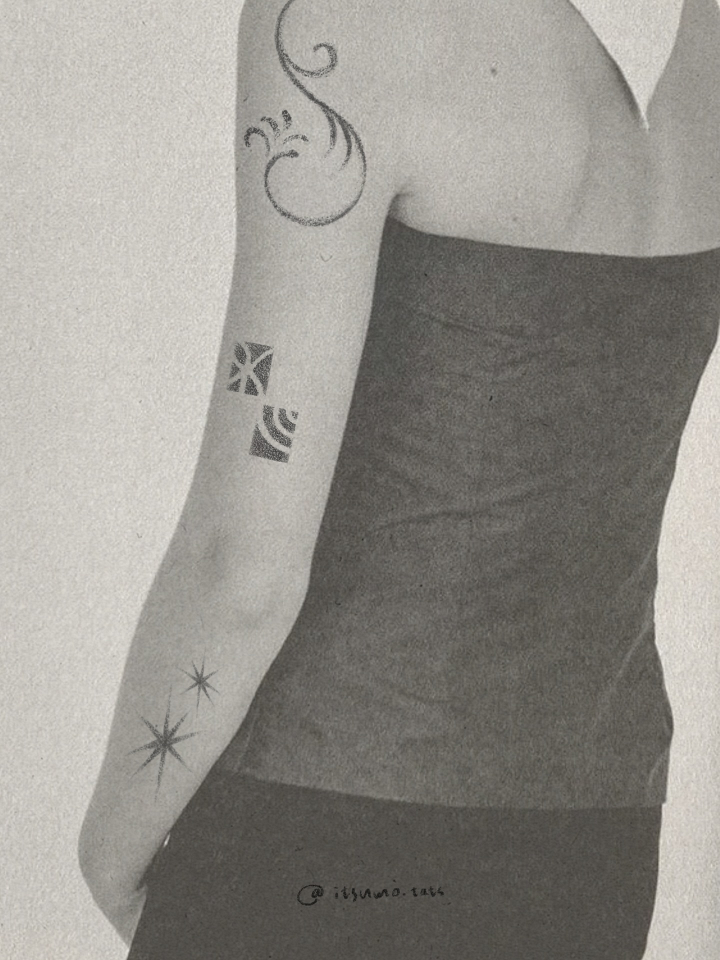 Tattoo by @itsumo.tats — black_and_grey