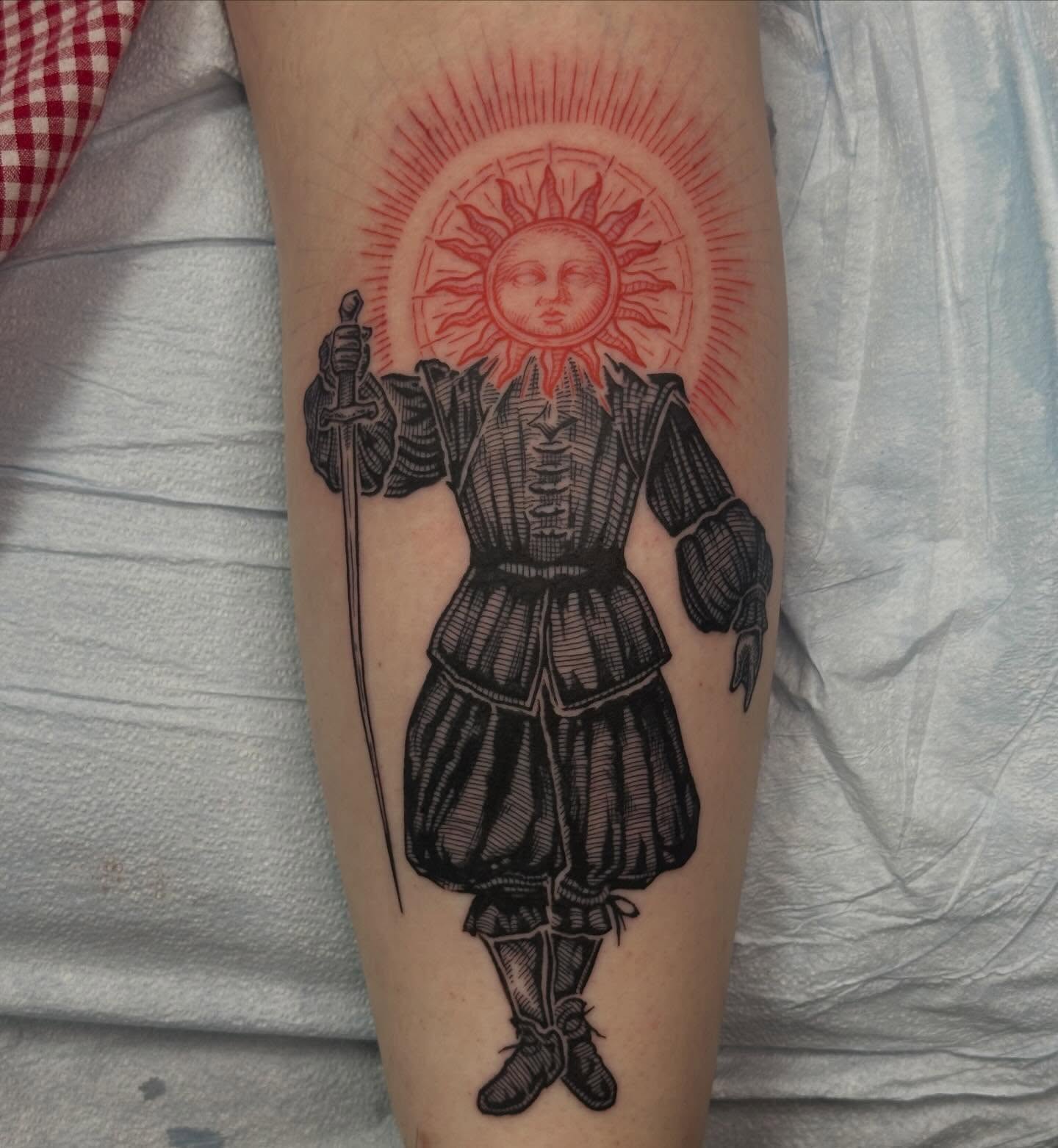 Tattoo by @sammystormtattoo — black_and_grey