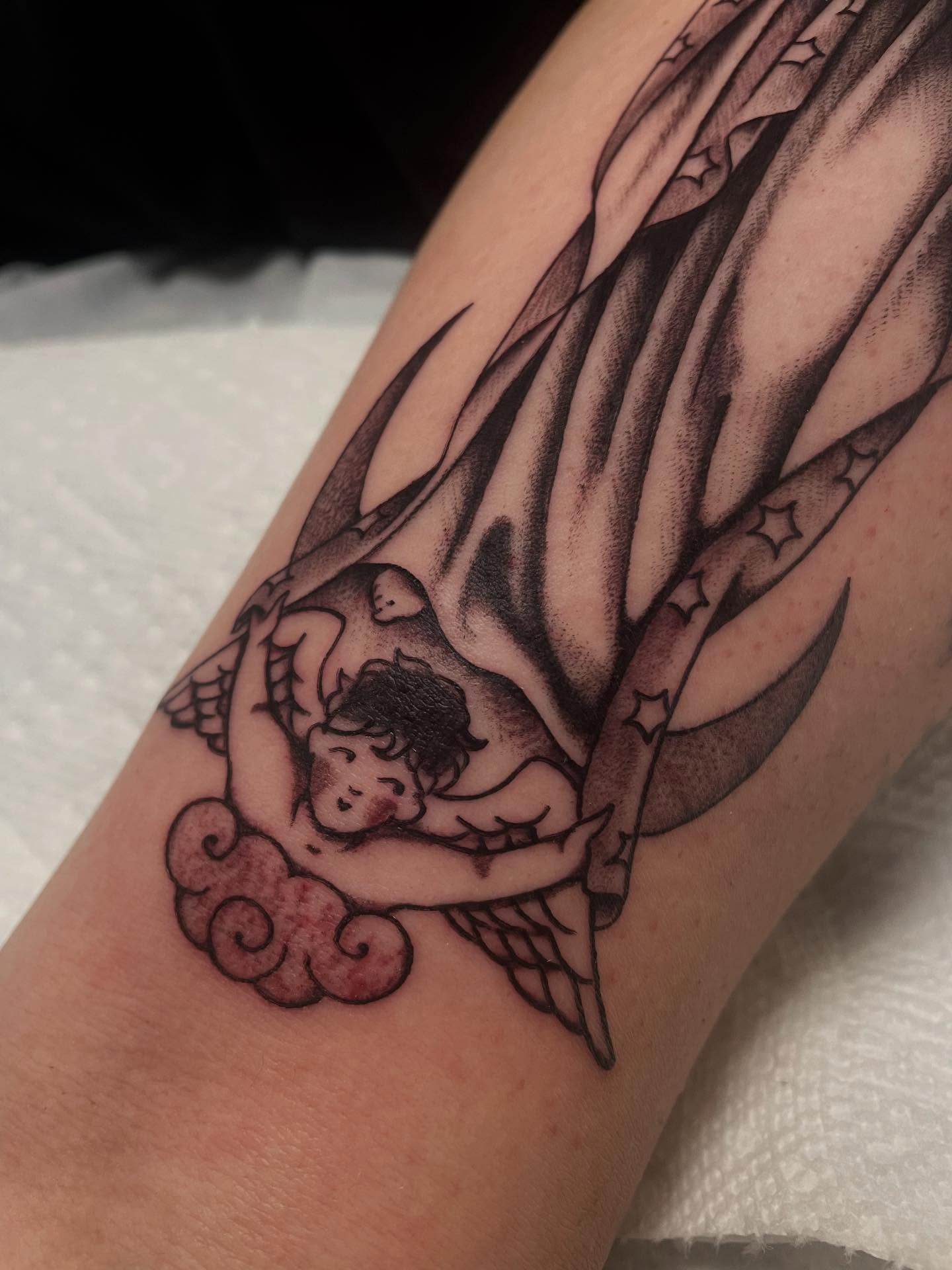 Tattoo by @miramtattoo — black_and_grey