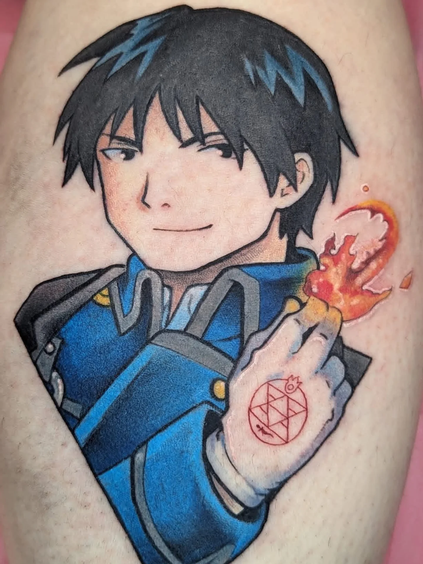 Tattoo by @harley_makes_tattoos — anime