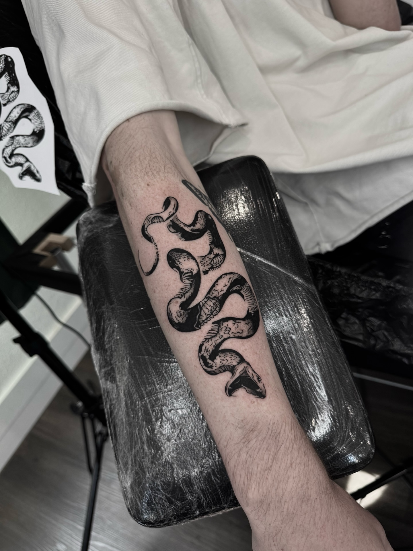 Tattoo by @vamos_tat — black_and_grey