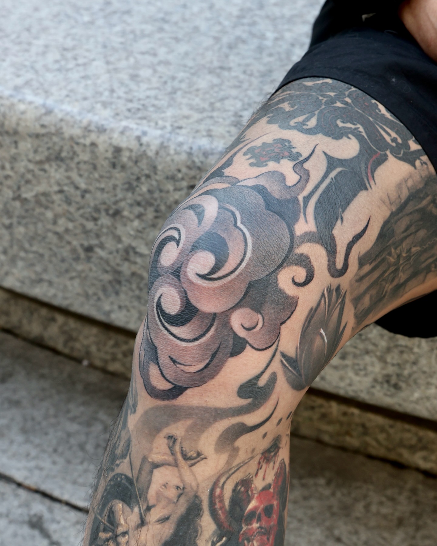 Tattoo by @sunvysideup — black_and_grey