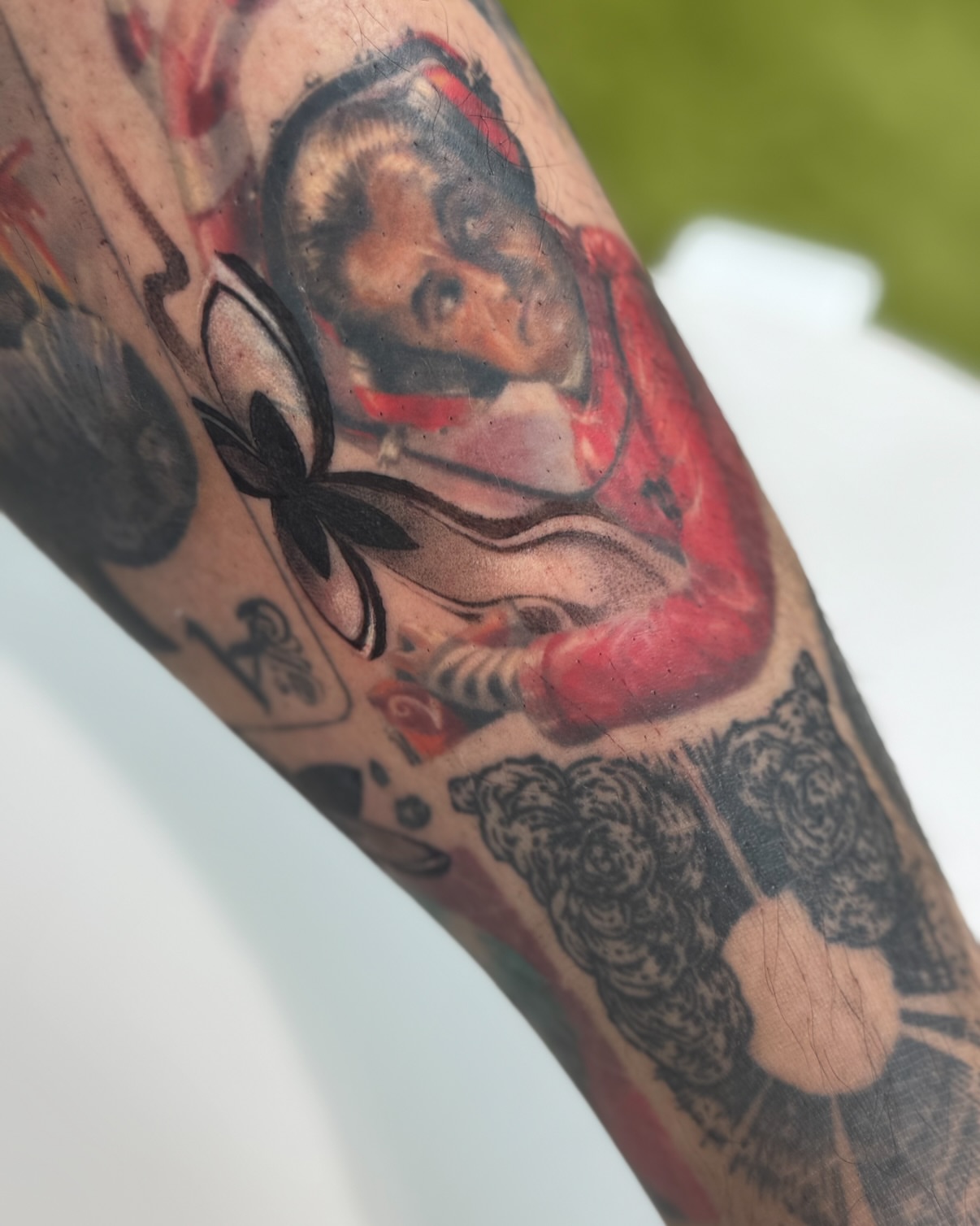 Tattoo by @sunvysideup — american_traditional, realism