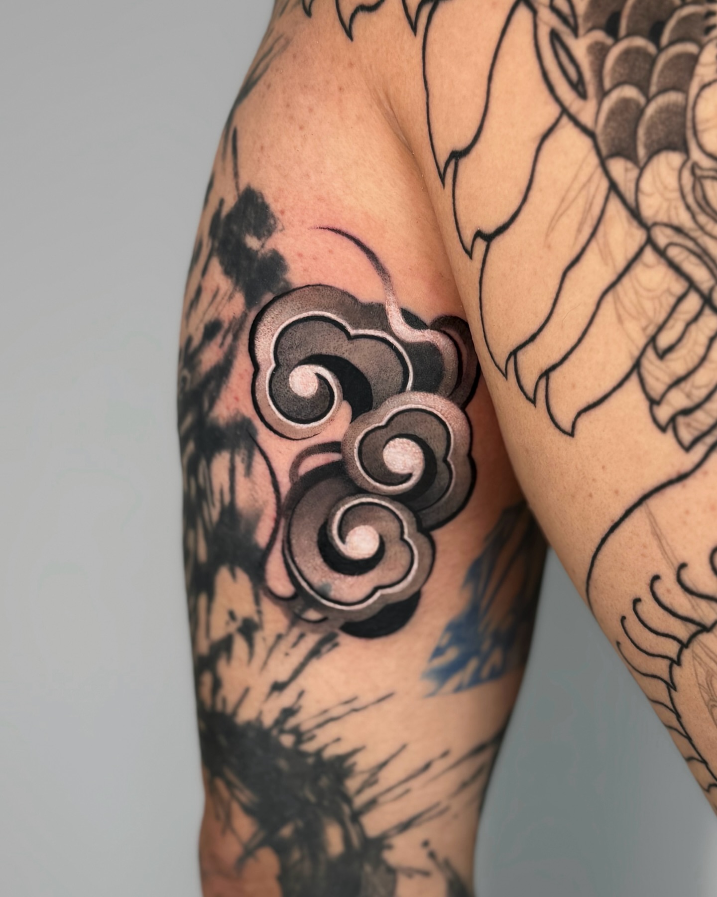 Tattoo by @sunvysideup — black_and_grey