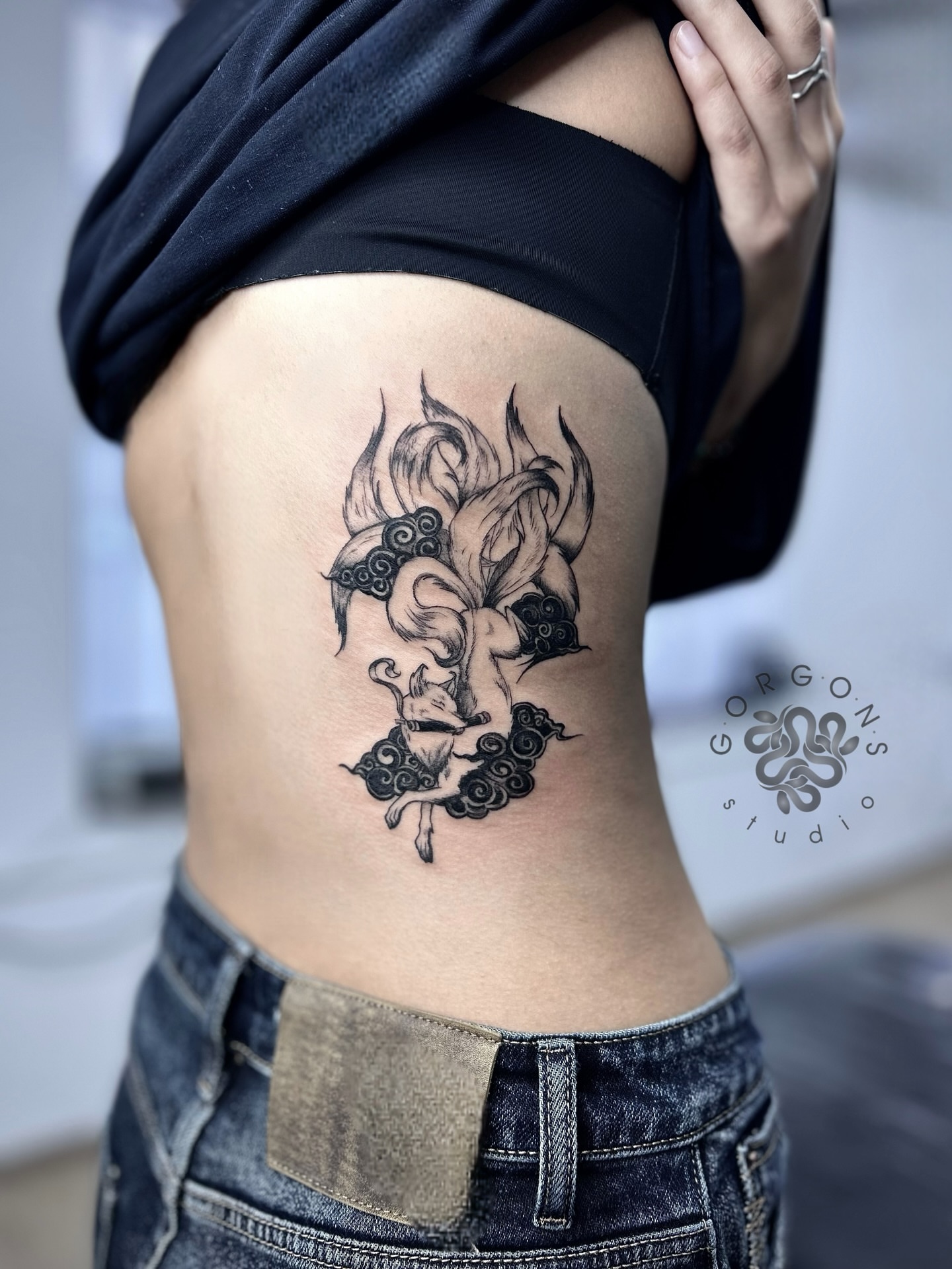 Tattoo by @tygydyk.tattoo — black_and_grey, dark_realism
