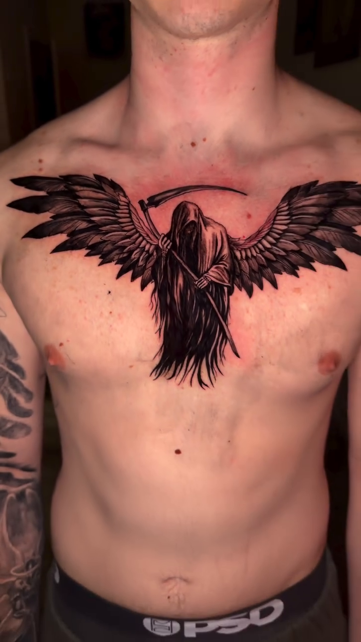 Tattoo by @gagecottrelltattoos โ blackwork