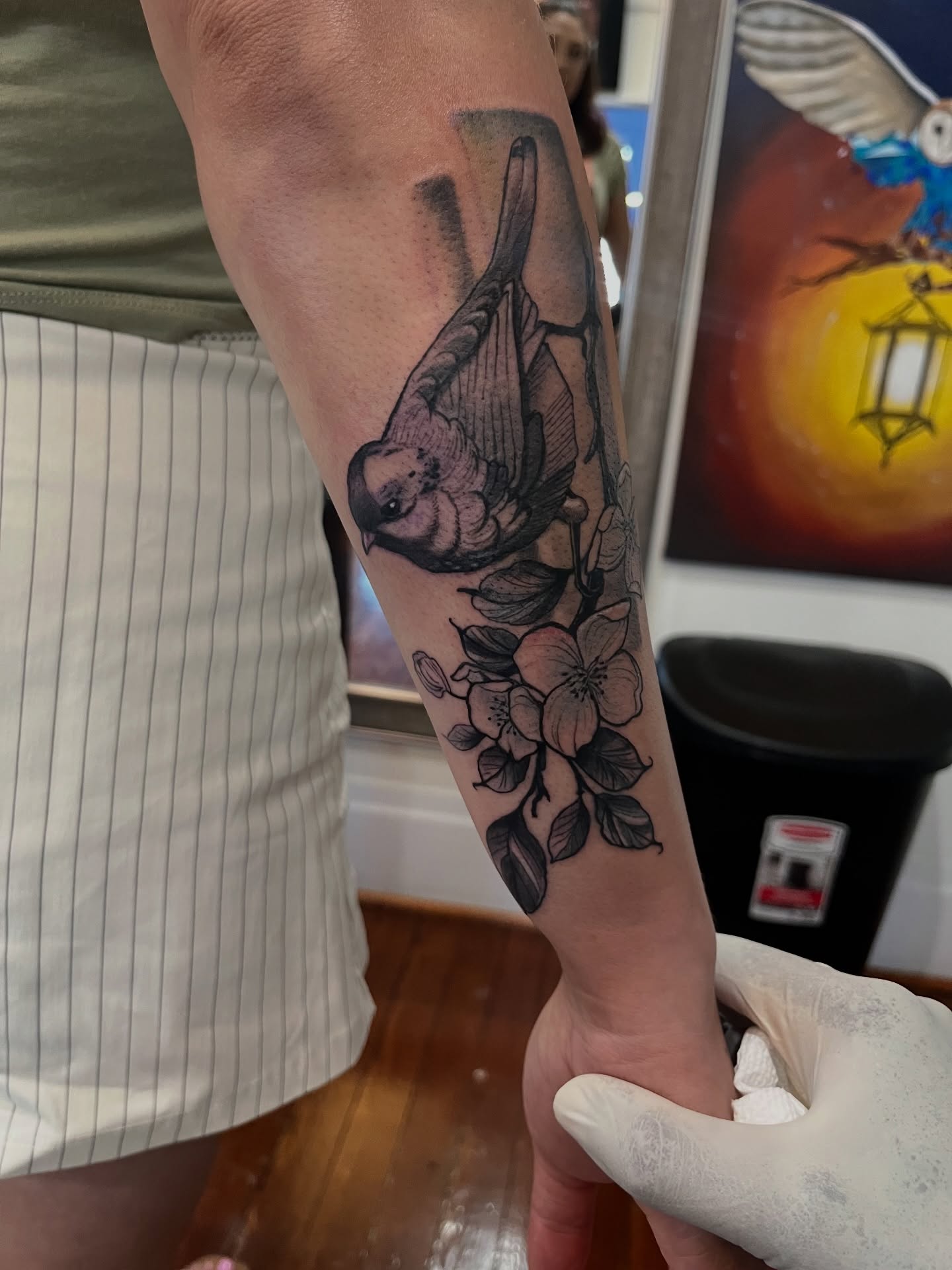 Tattoo by @celestine.art — black_and_grey