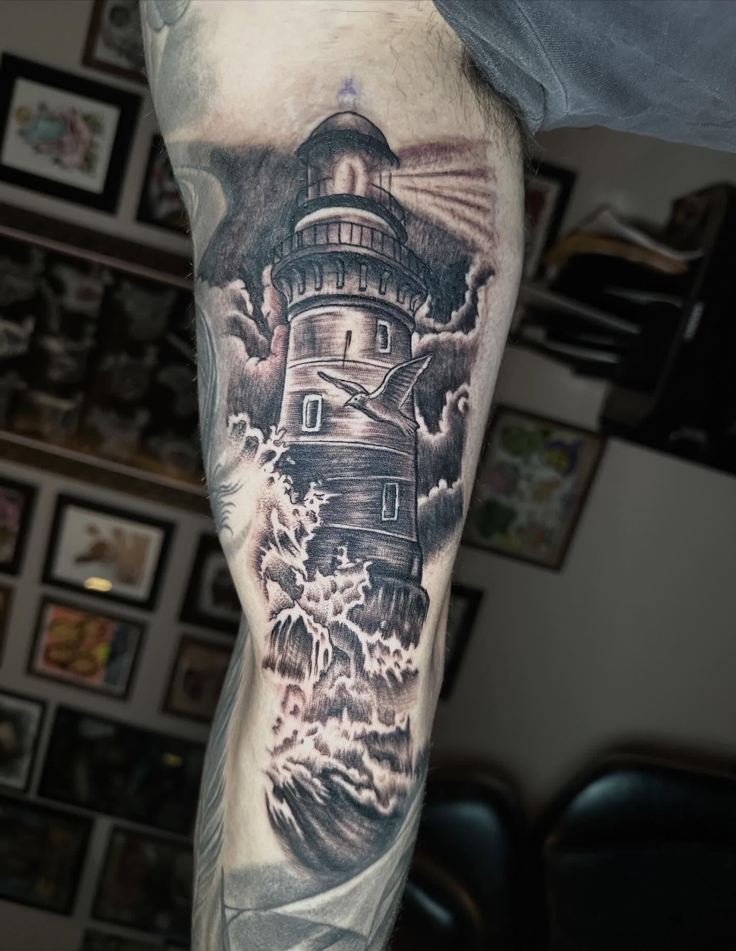 Tattoo by @mr_broke — black_and_grey, realism