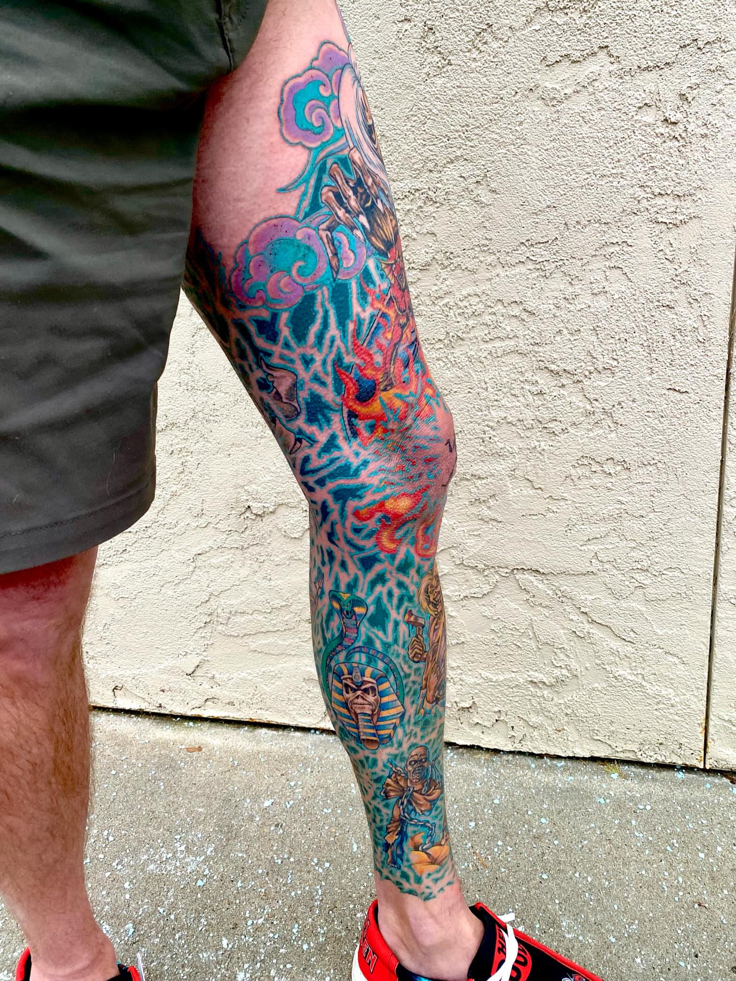 Tattoo by @grumpyoldmantattoos — new_school, dotwork