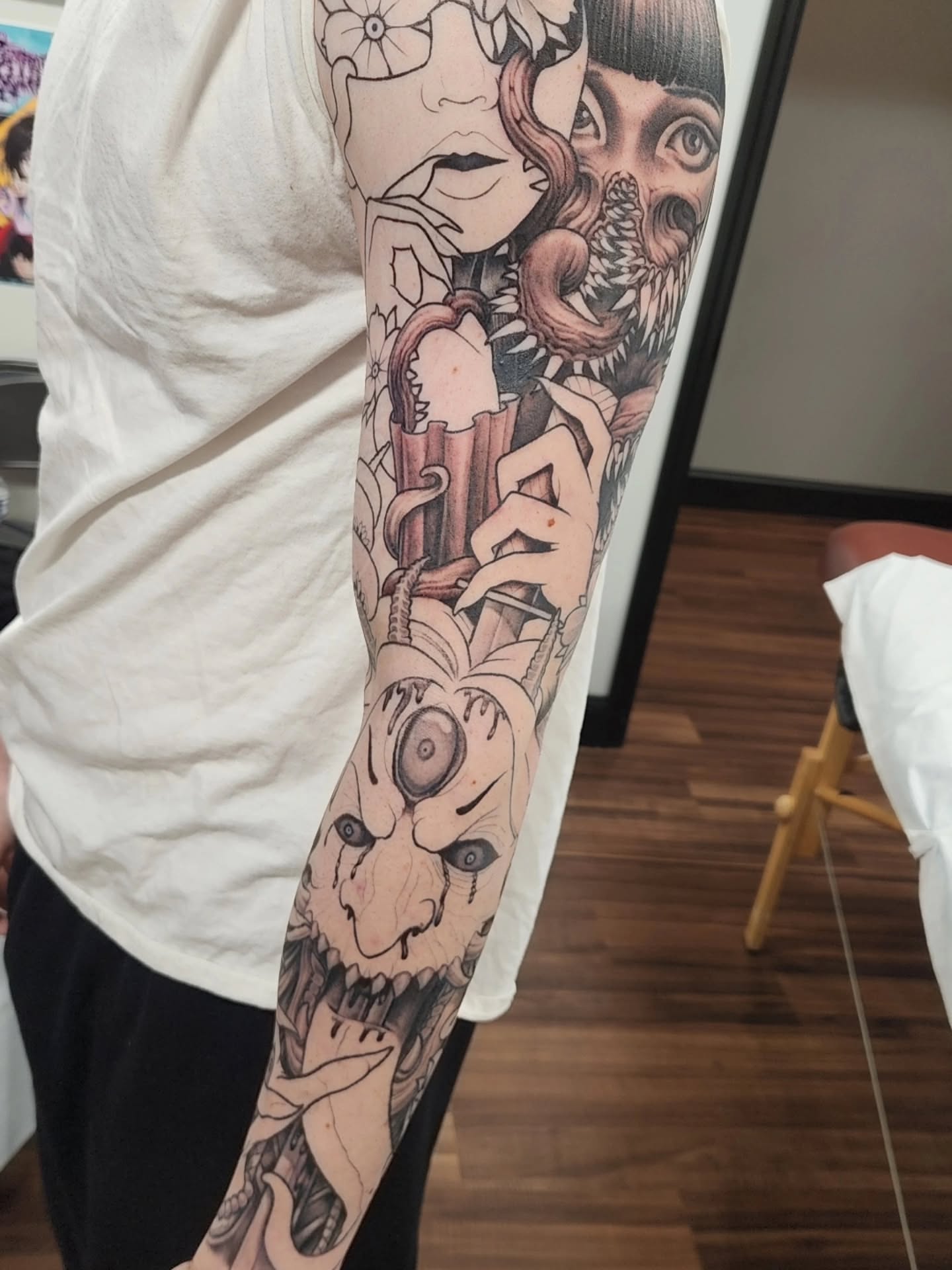 Tattoo by @jeffberm — surrealism