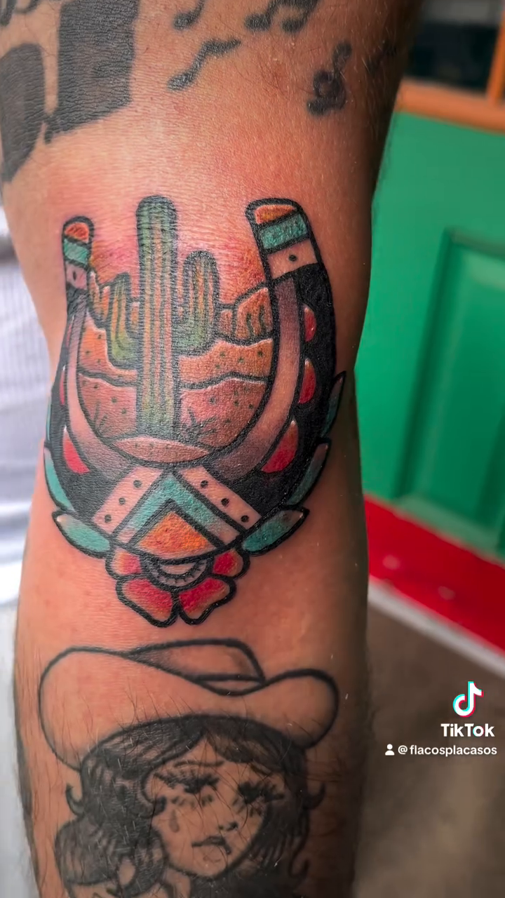 Tattoo by @flacosplacasos โ american_traditional, trash_polka