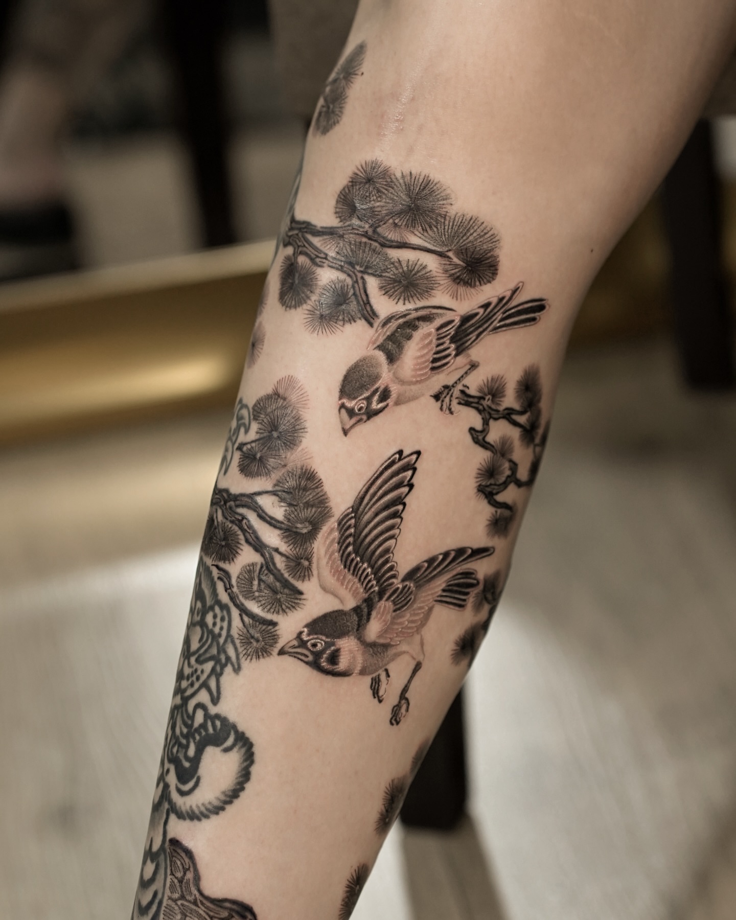 Tattoo by @think_tatt — black_and_grey, realism