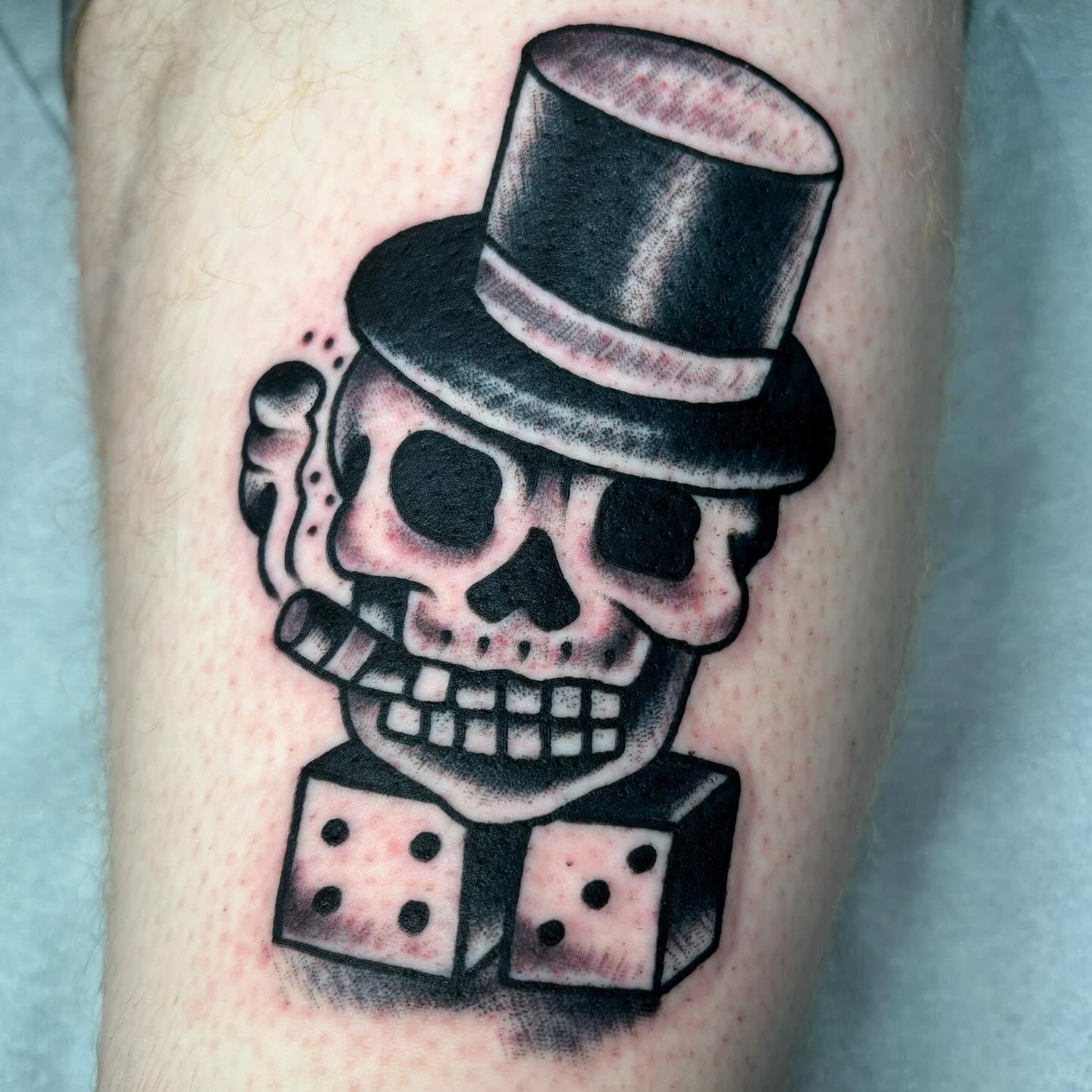 Tattoo by @jonathan_putur — american_traditional, black_and_grey
