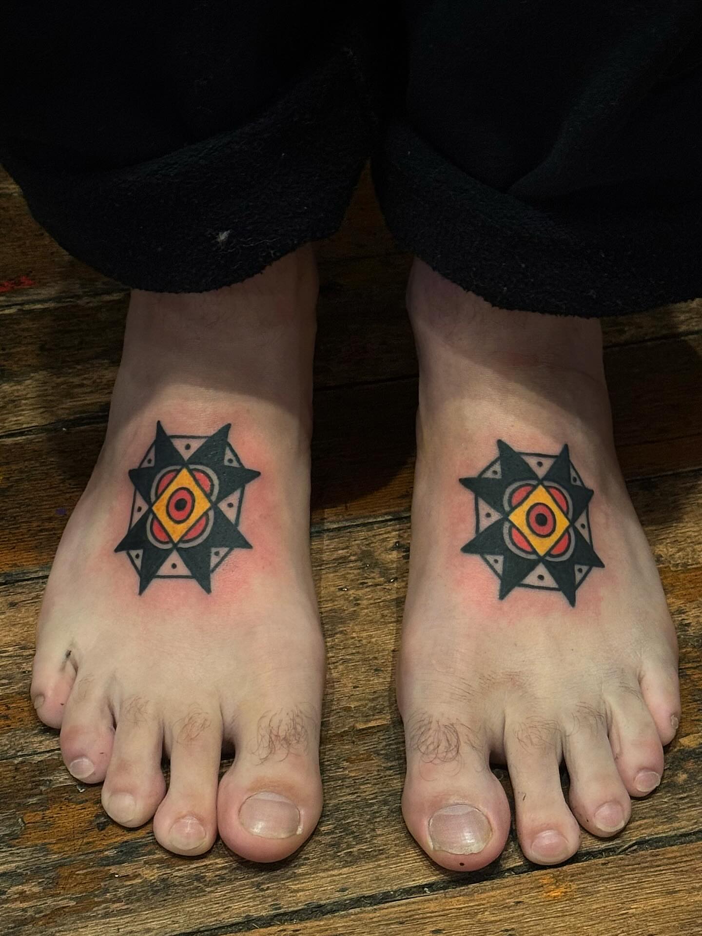 Tattoo by @tat2brain — geometric