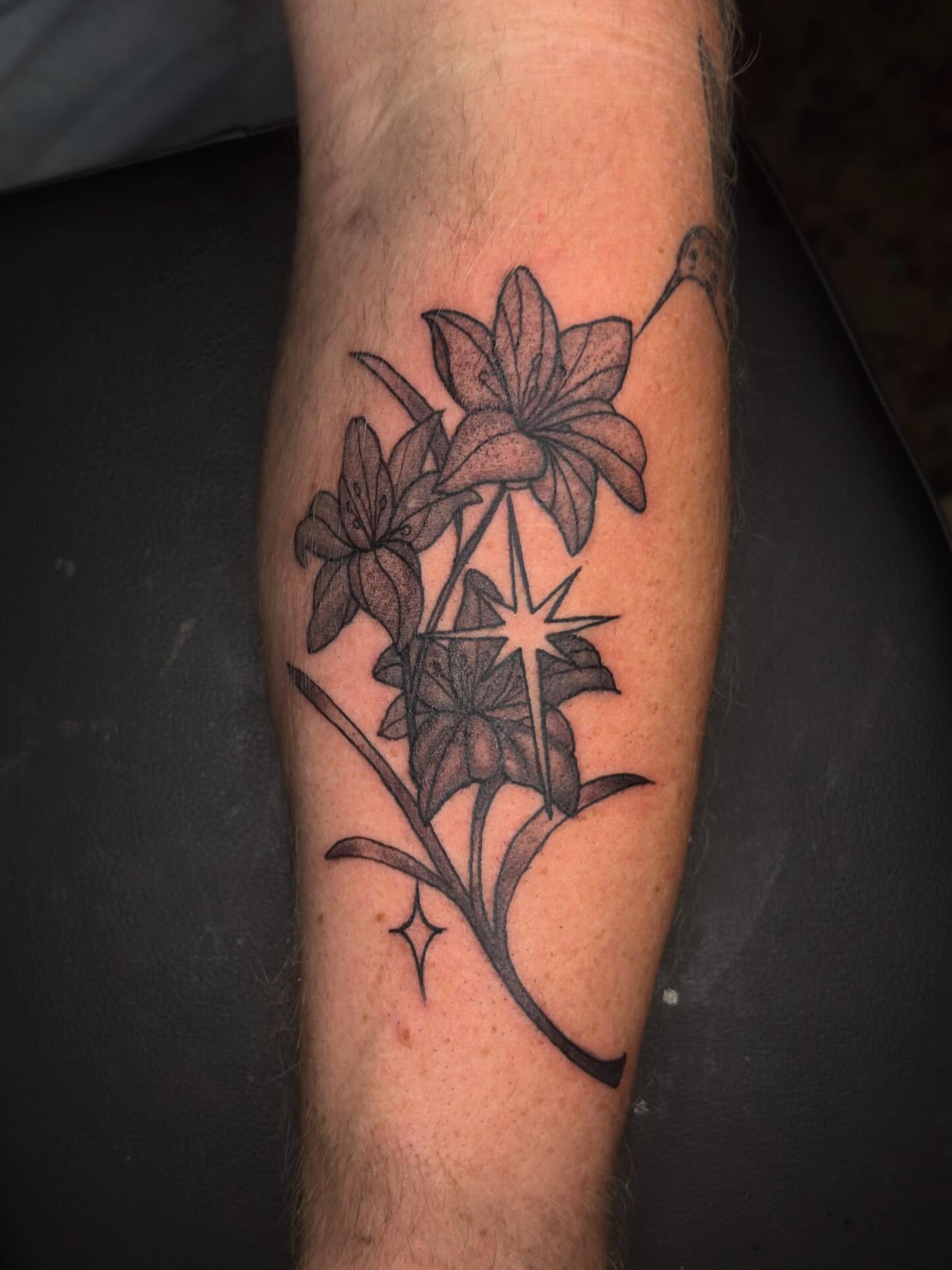 Tattoo by @kodas_tattoos — black_and_grey
