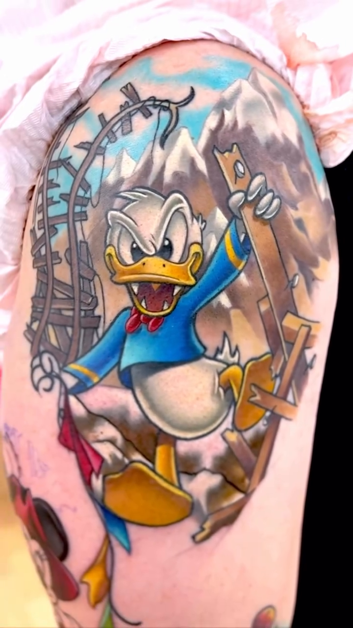 Tattoo by @aarisprout — new_school, anime