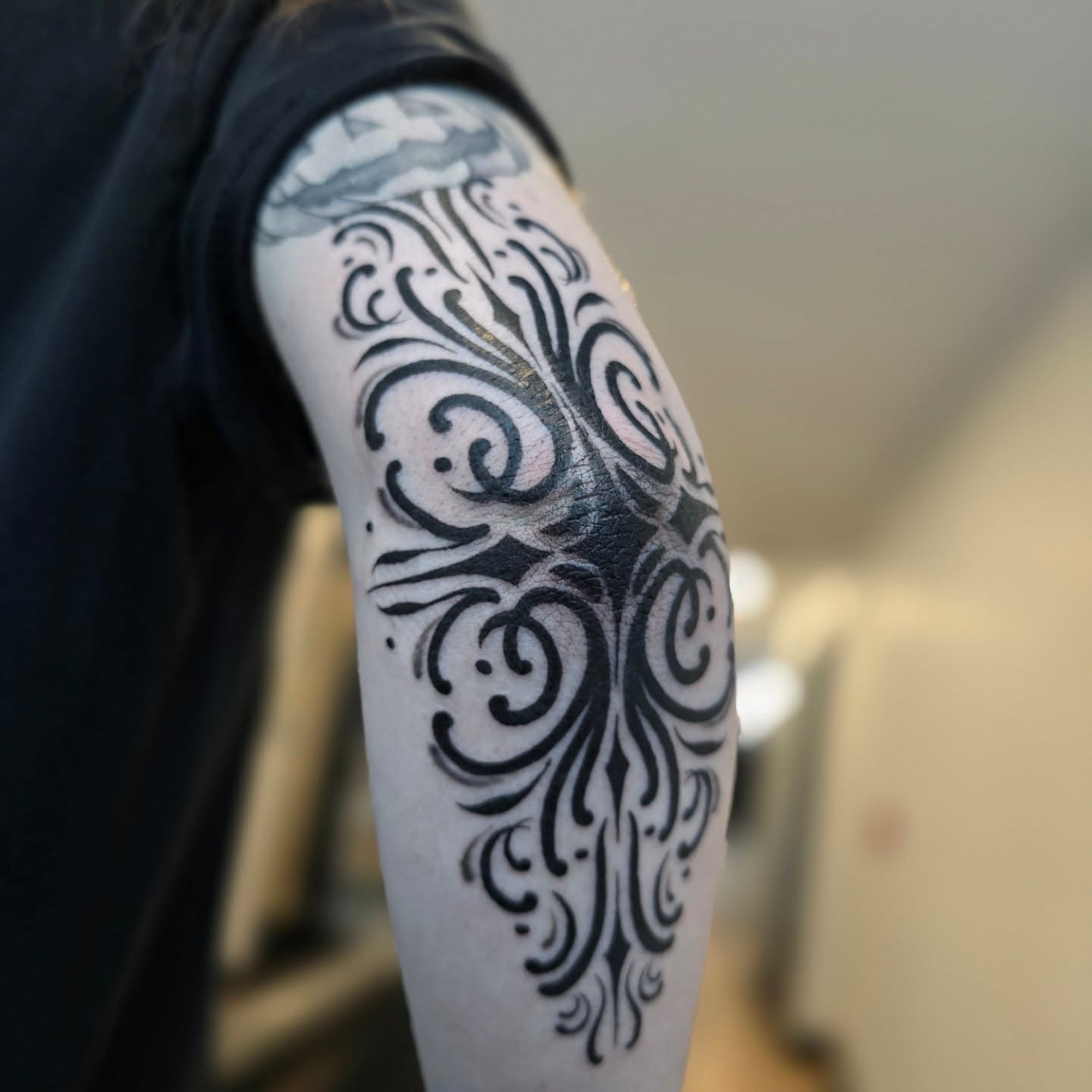 Tattoo by @taylornichole.tattoos — tribal