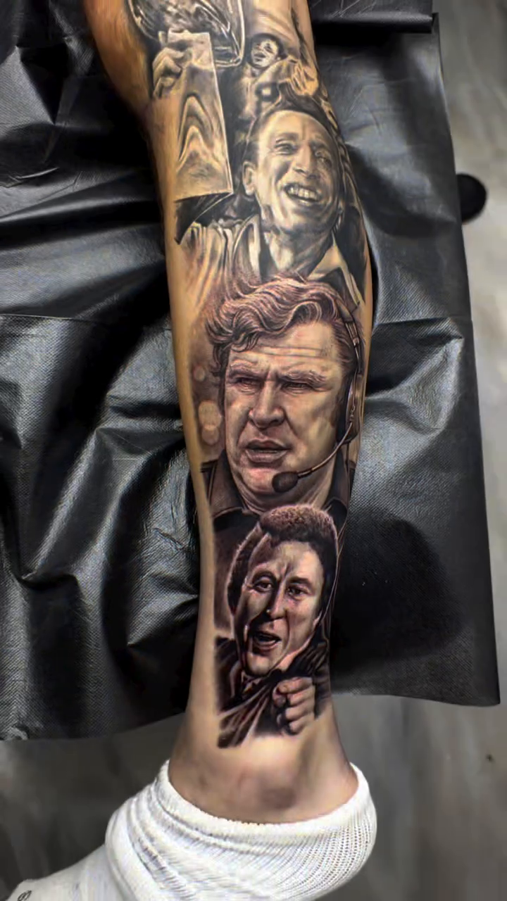 Portraits of famous people realism tattoo by RTK - ᴛᴀᴛᴛᴏᴏ ᴀʀᴛɪꜱᴛ
