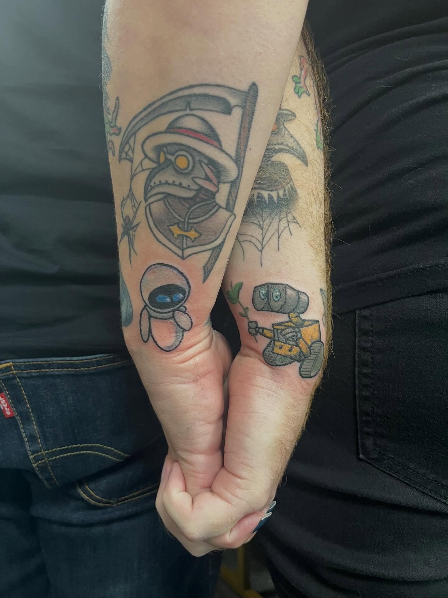 Tattoo by @sheannatattoo — american_traditional, dotwork