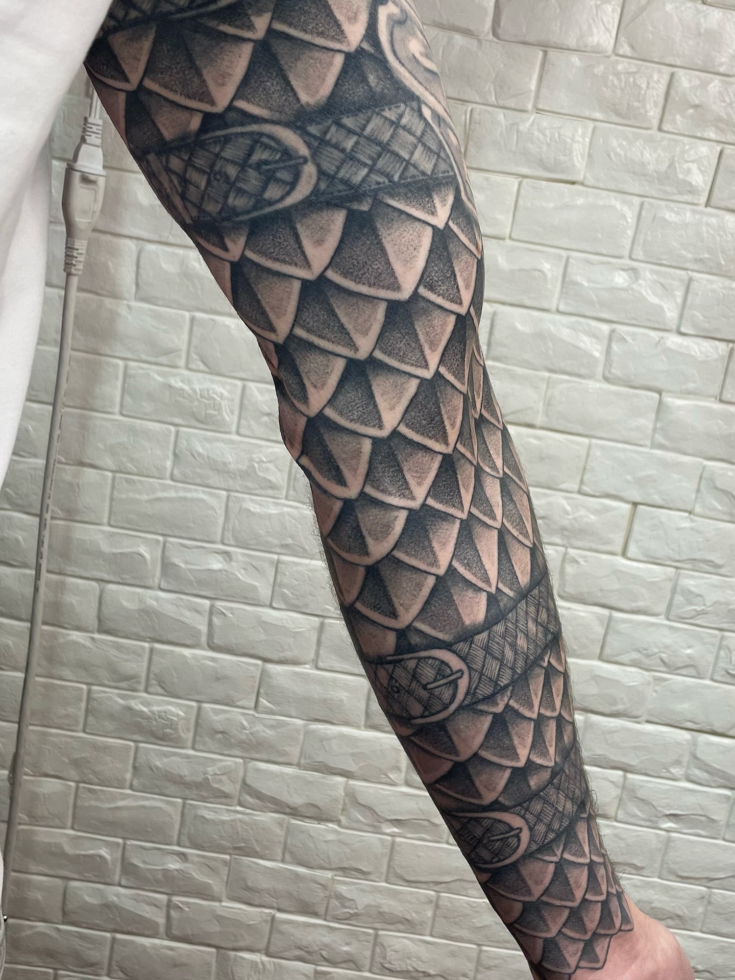 Tattoo by @firststepentropy — black_and_grey