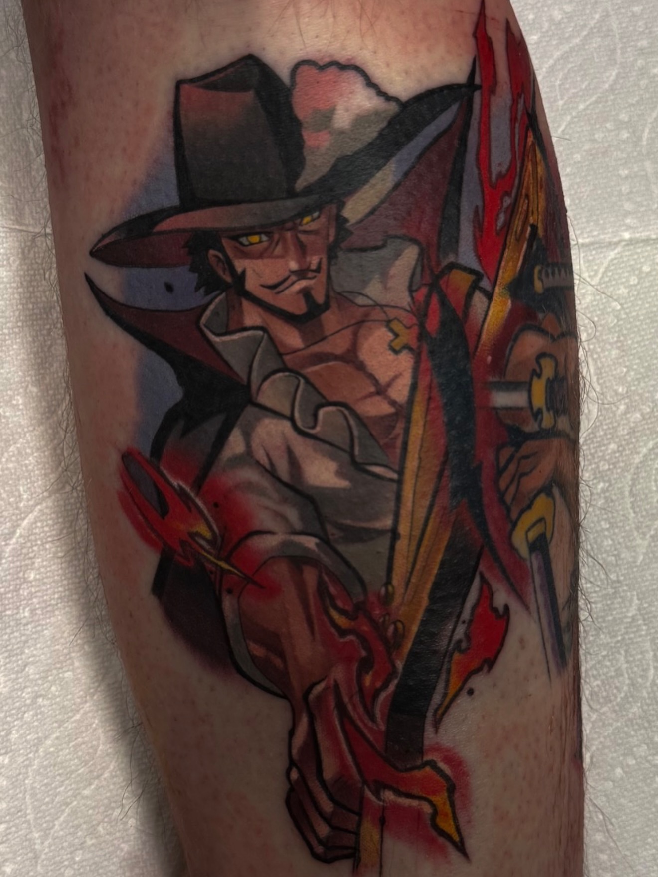 Tattoo by @_jaketattoos — anime