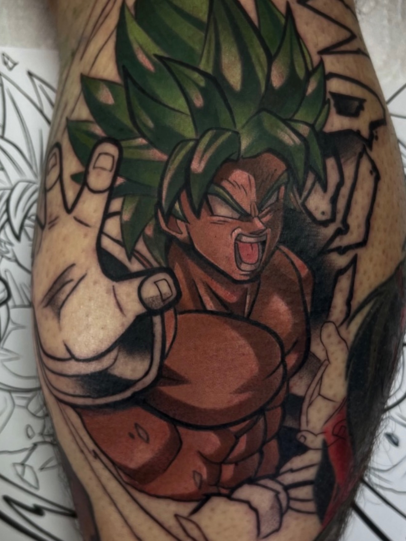 Tattoo by @_jaketattoos — anime