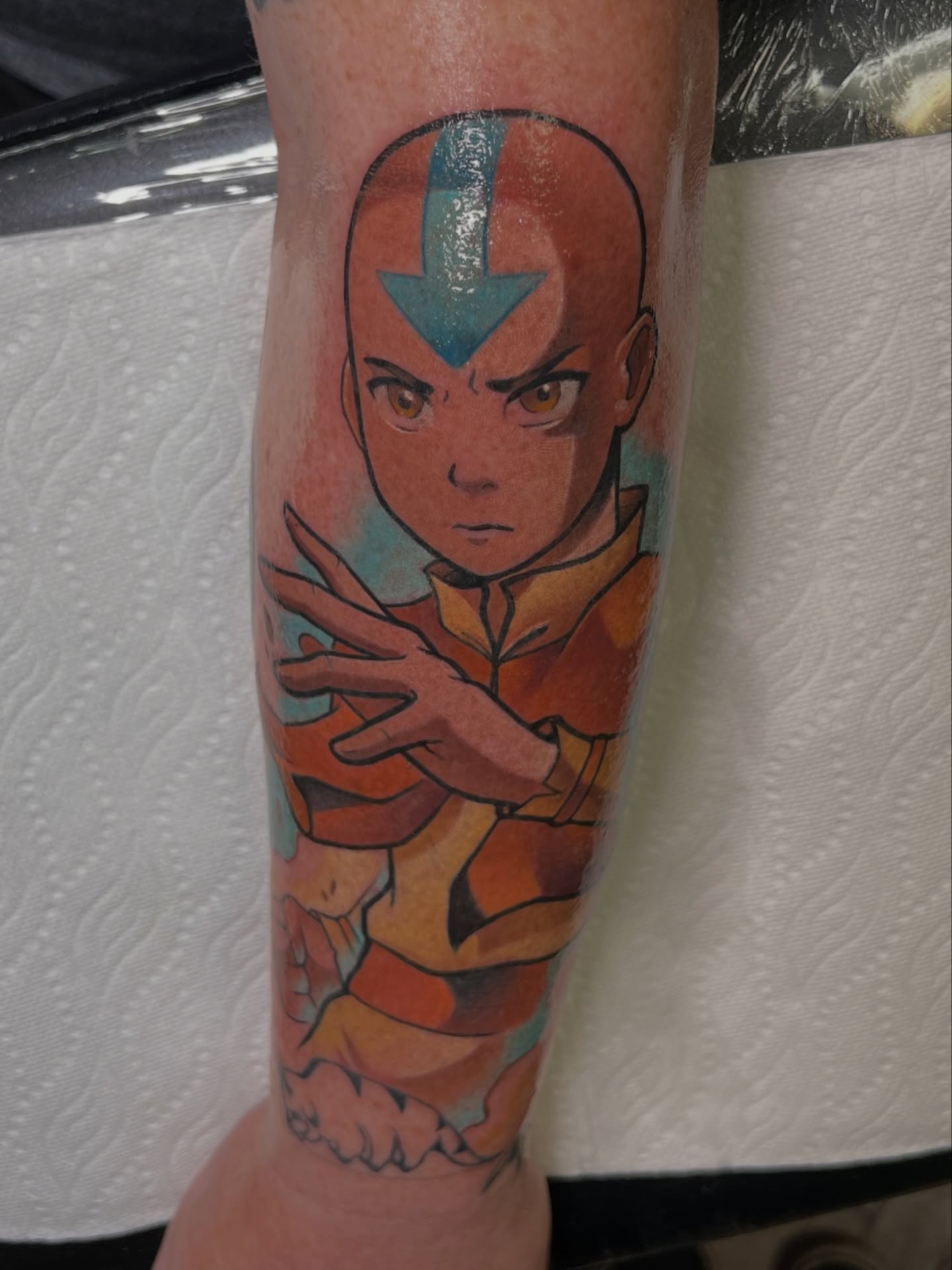 Tattoo by @_jaketattoos — anime