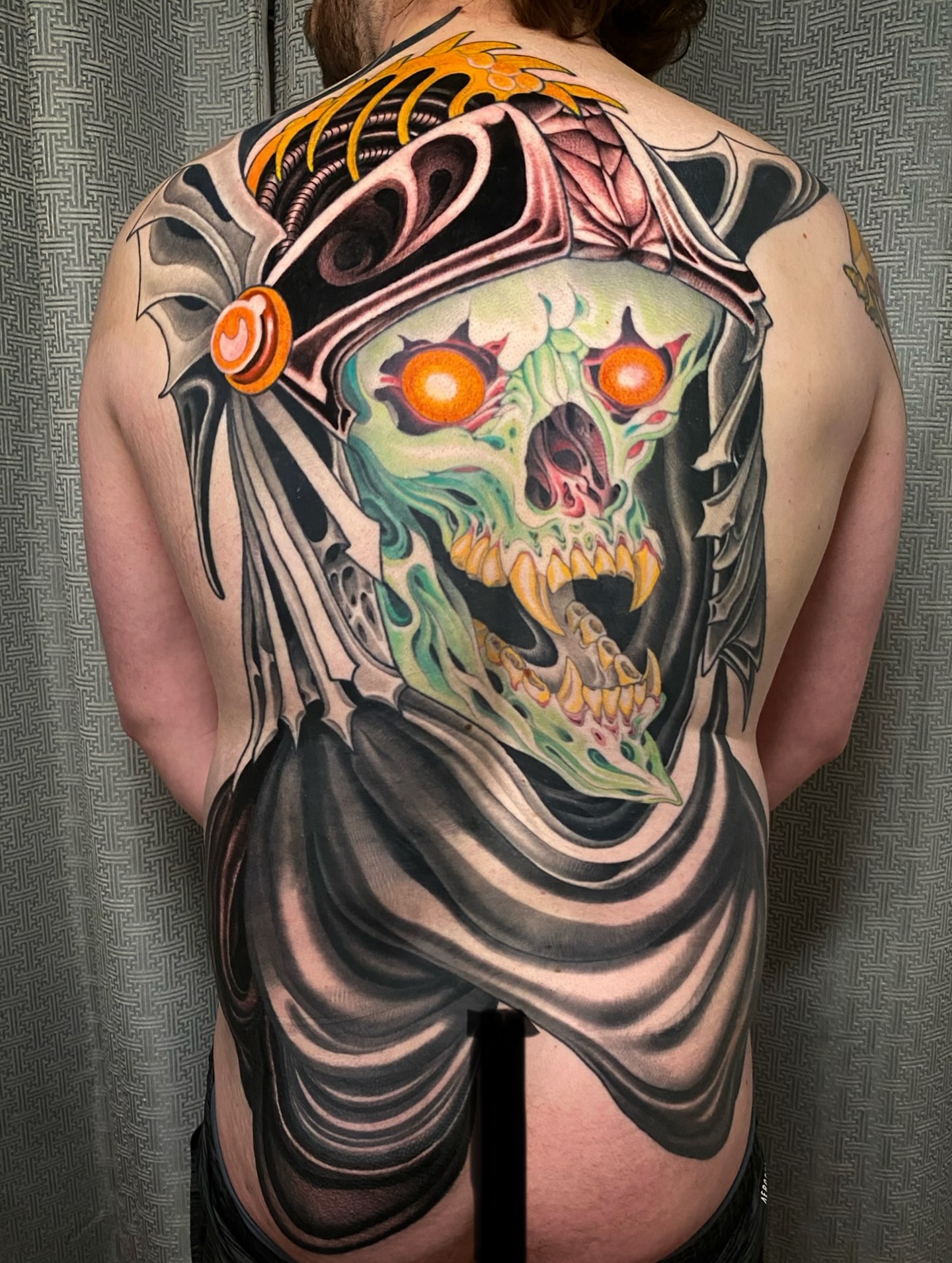 Tattoo by @aaronriddletattoos — dark_realism
