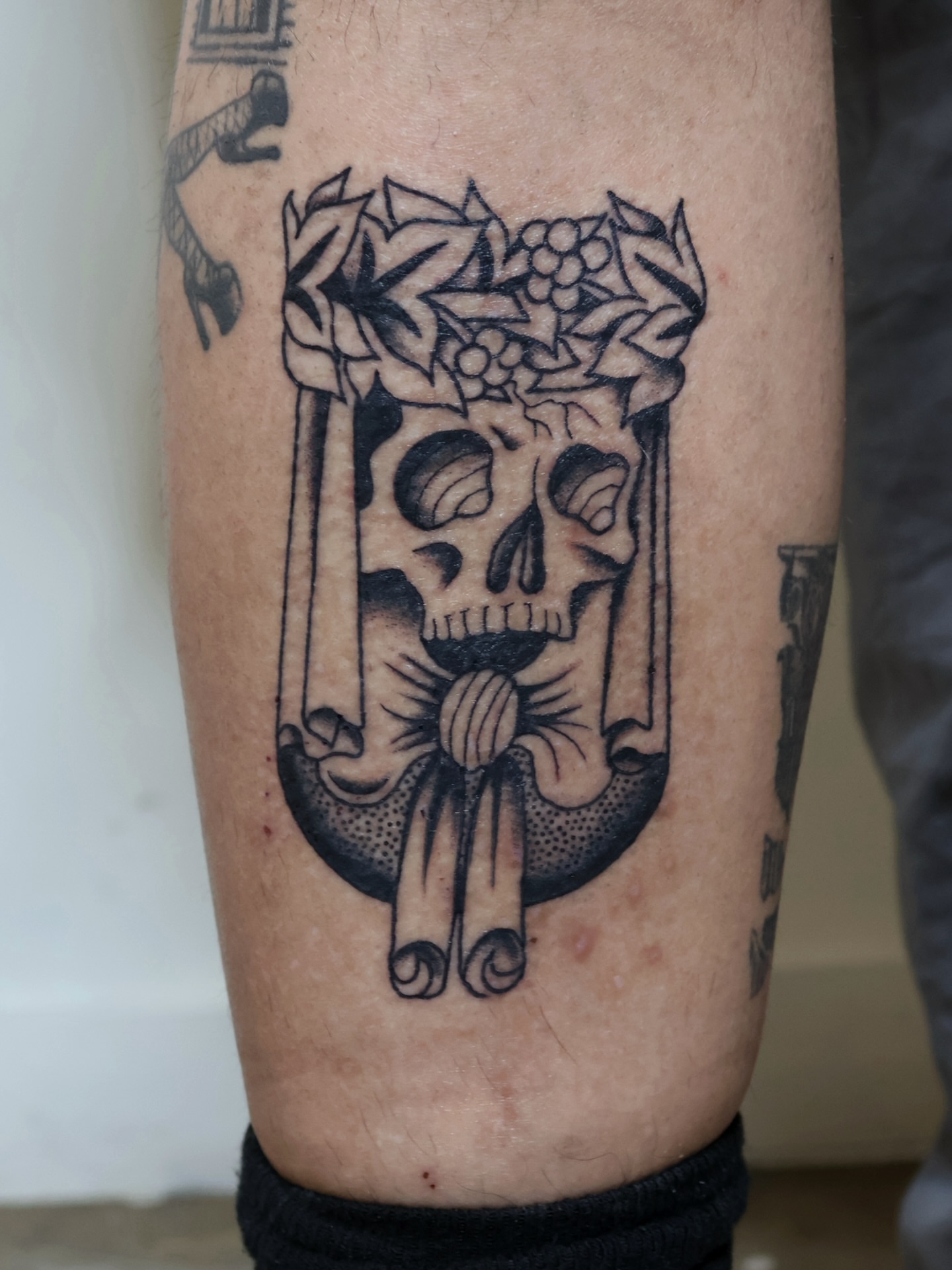 Tattoo by @kreepy_kate — black_and_grey