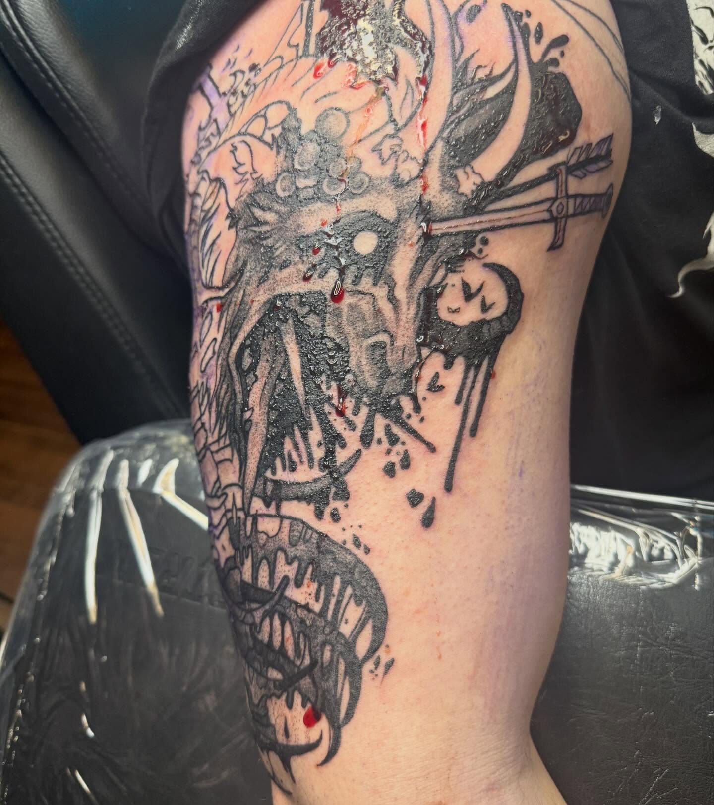 Tattoo by @blackmeddle — dark_realism
