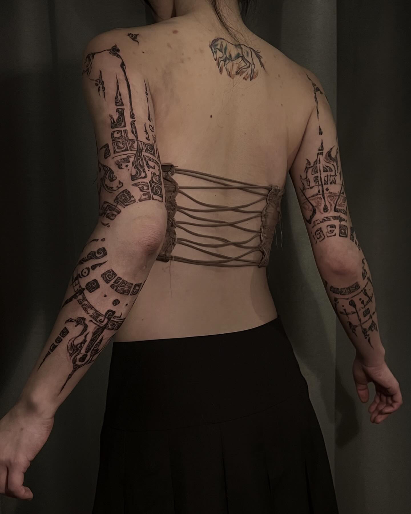 Tattoo by @orbritual — tribal