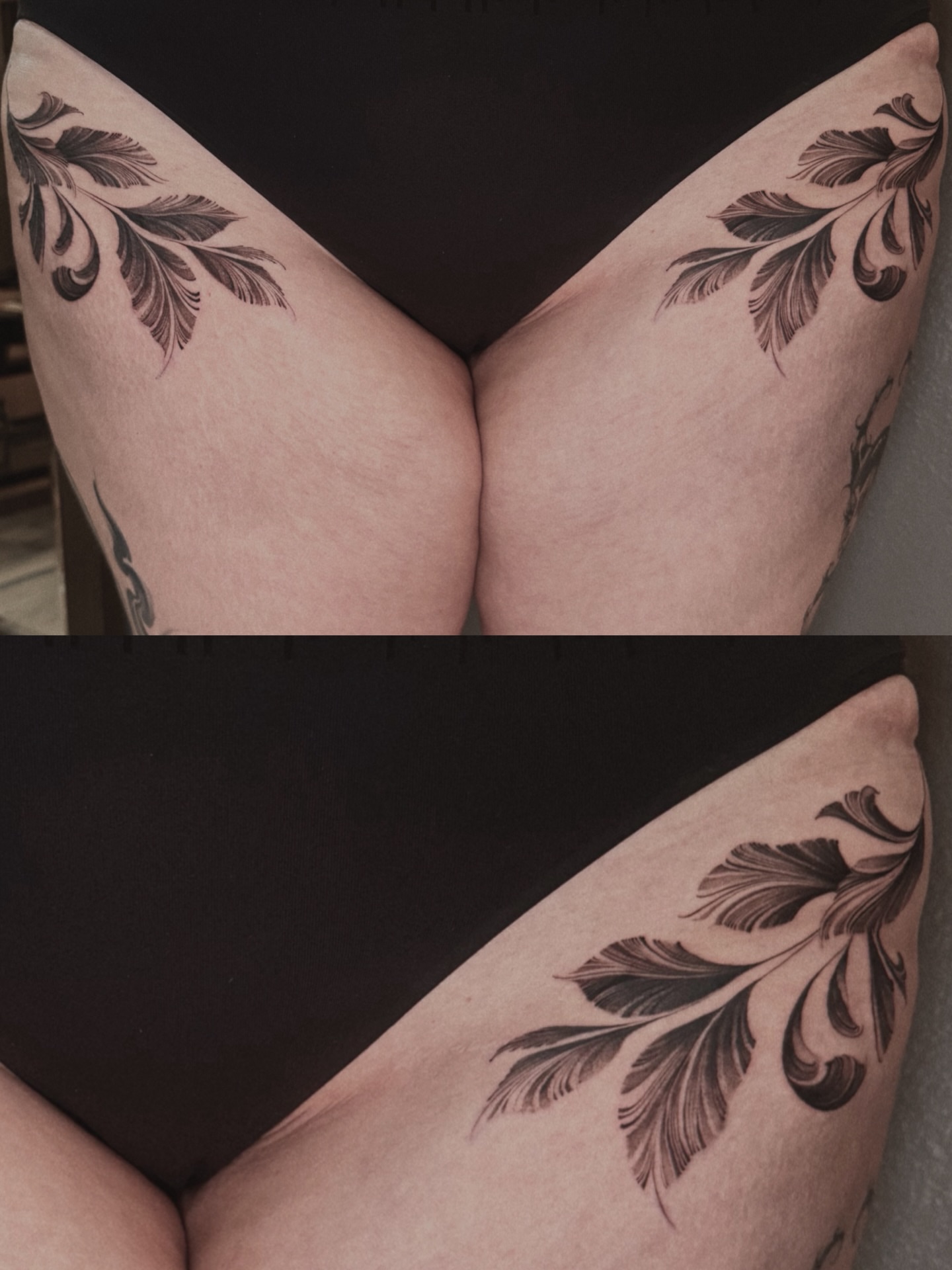 Tattoo by @blacklambx — black_and_grey