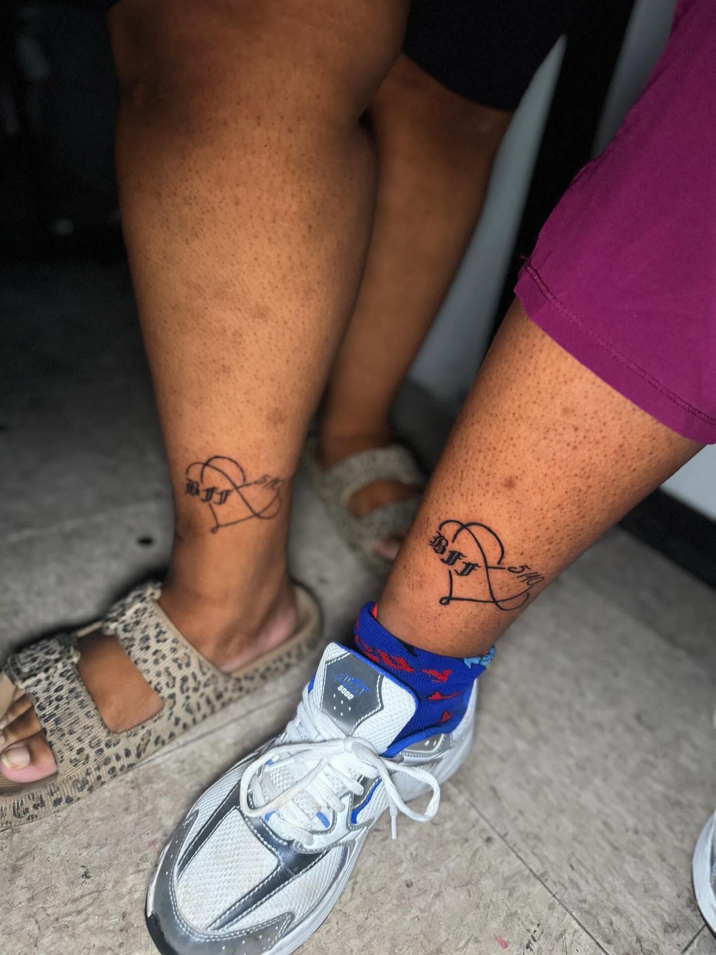 Tattoo by @dopestainz_ — black_and_grey