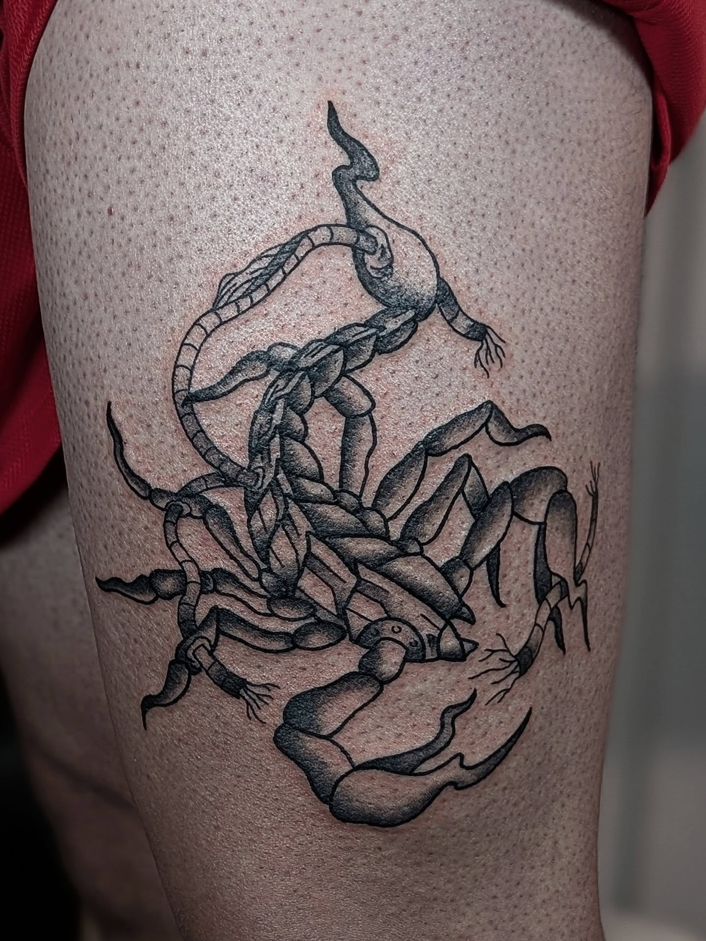 Tattoo by @elise_inks — black_and_grey