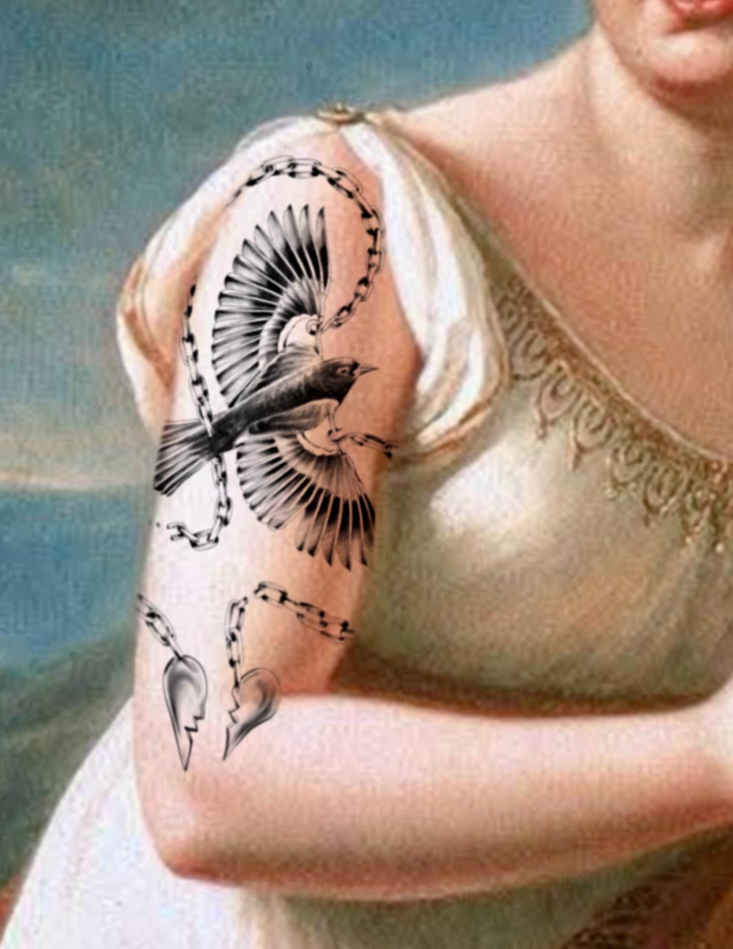 Tattoo by @inklore_ β black_and_grey