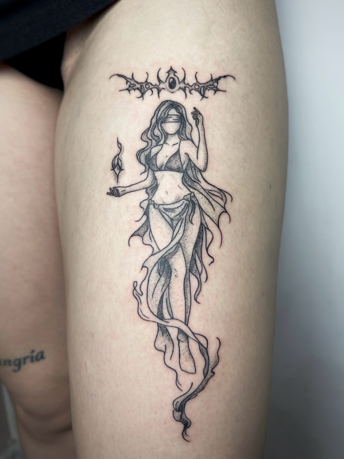 Tattoo by @skam_tattoo — black_and_grey