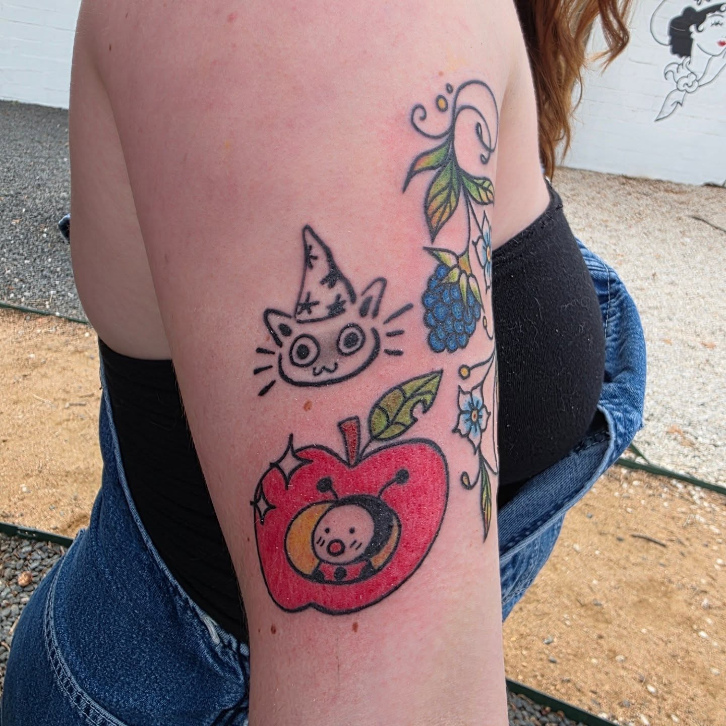 Tattoo by @junibugtat — dotwork, illustrative