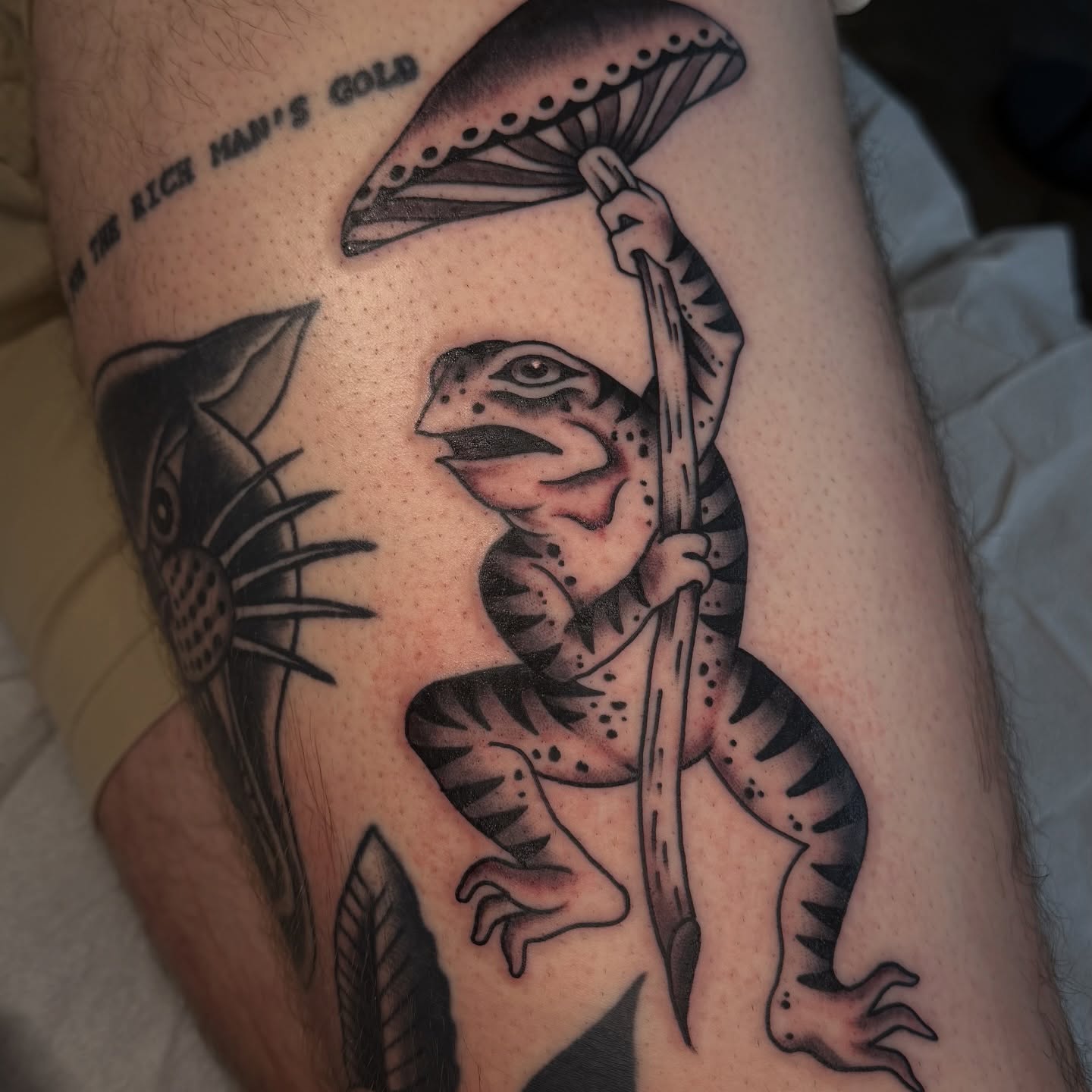 Tattoo by @zimovan — black_and_grey
