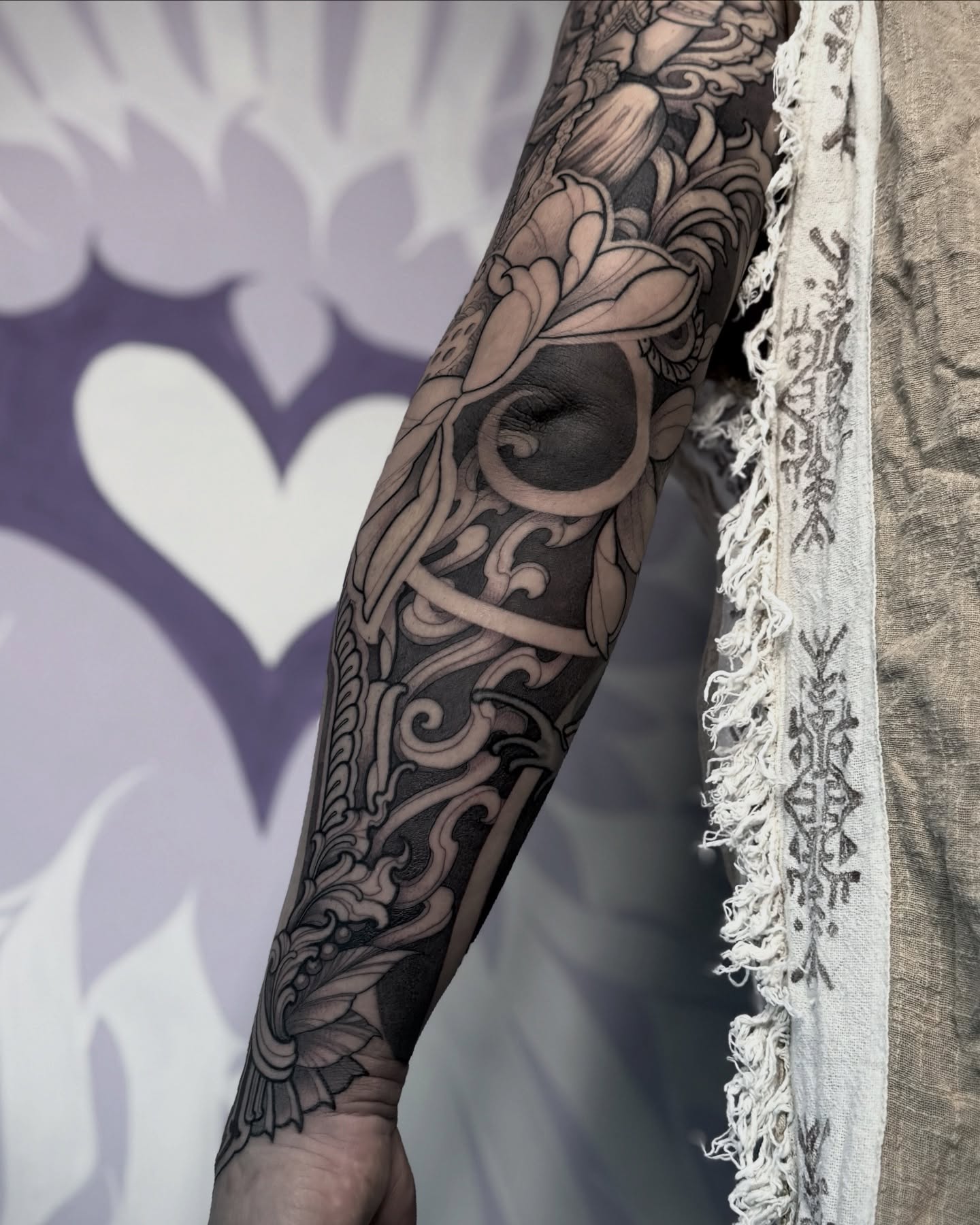 Tattoo by @pallada.is.love — black_and_grey