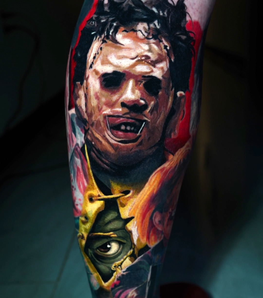 Zombie realism tattoo on the forearm by Benjamin Xavier Valadez