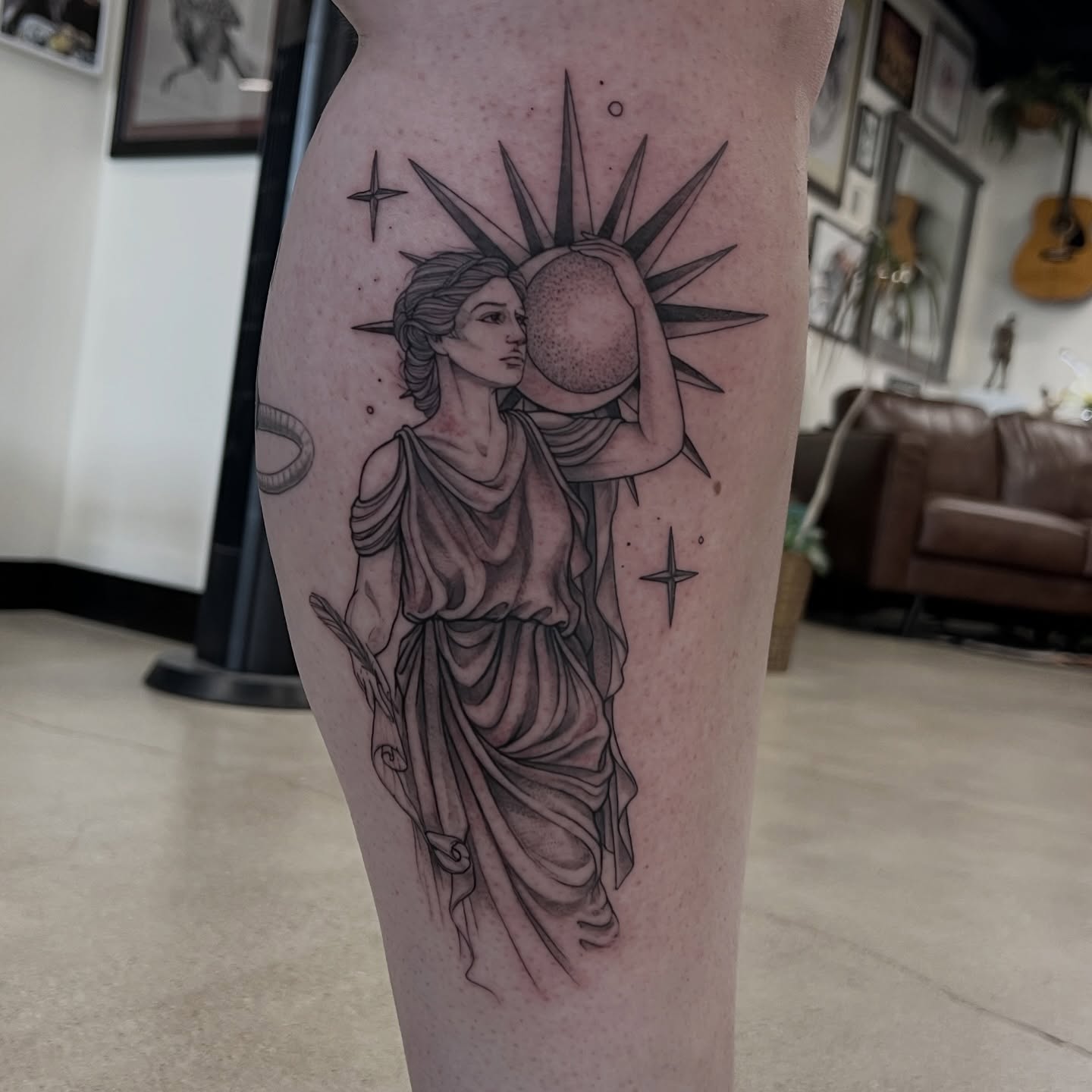 Tattoo by @libbytattoo — black_and_grey