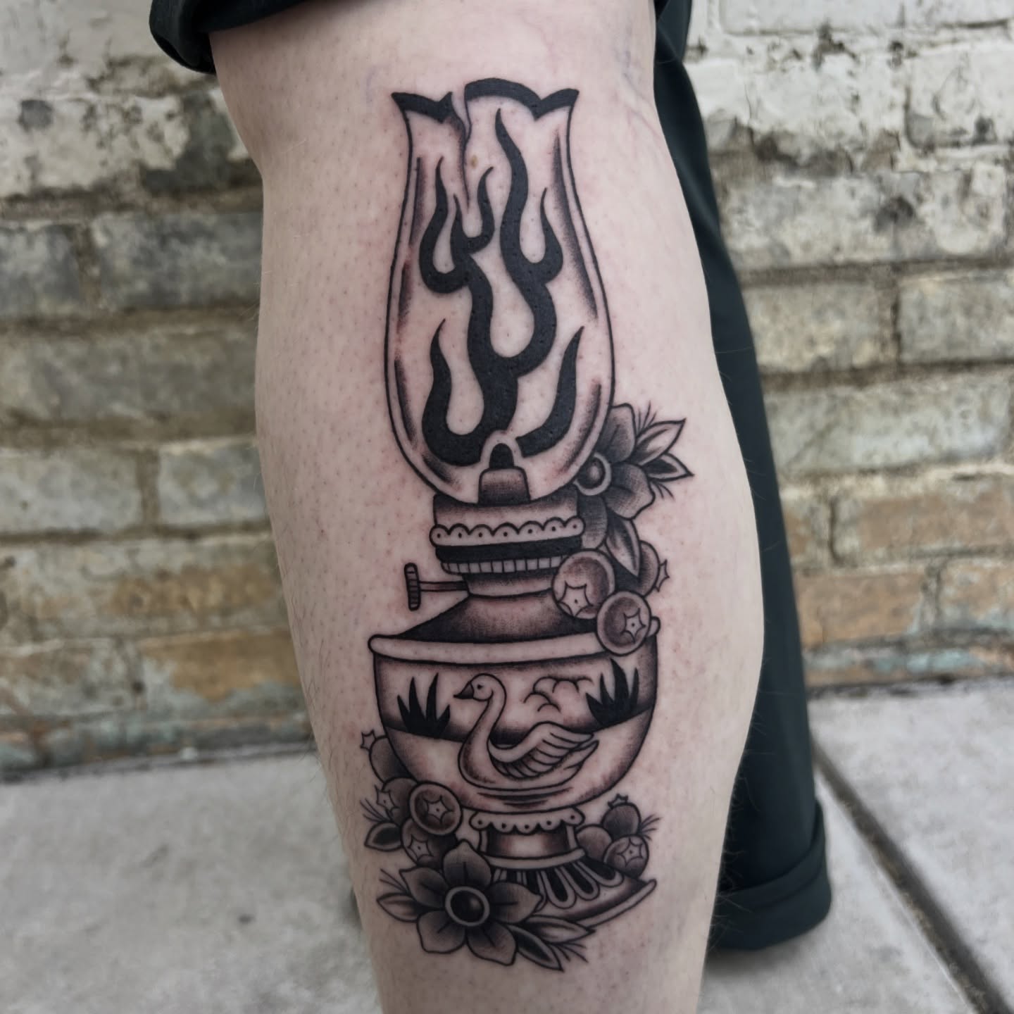 Tattoo by @latebloomertattoosmn — black_and_grey