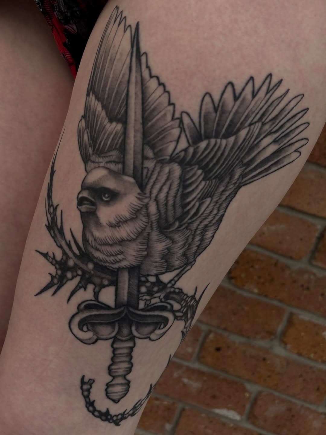 Tattoo by @mylajanetattoos — black_and_grey, realism