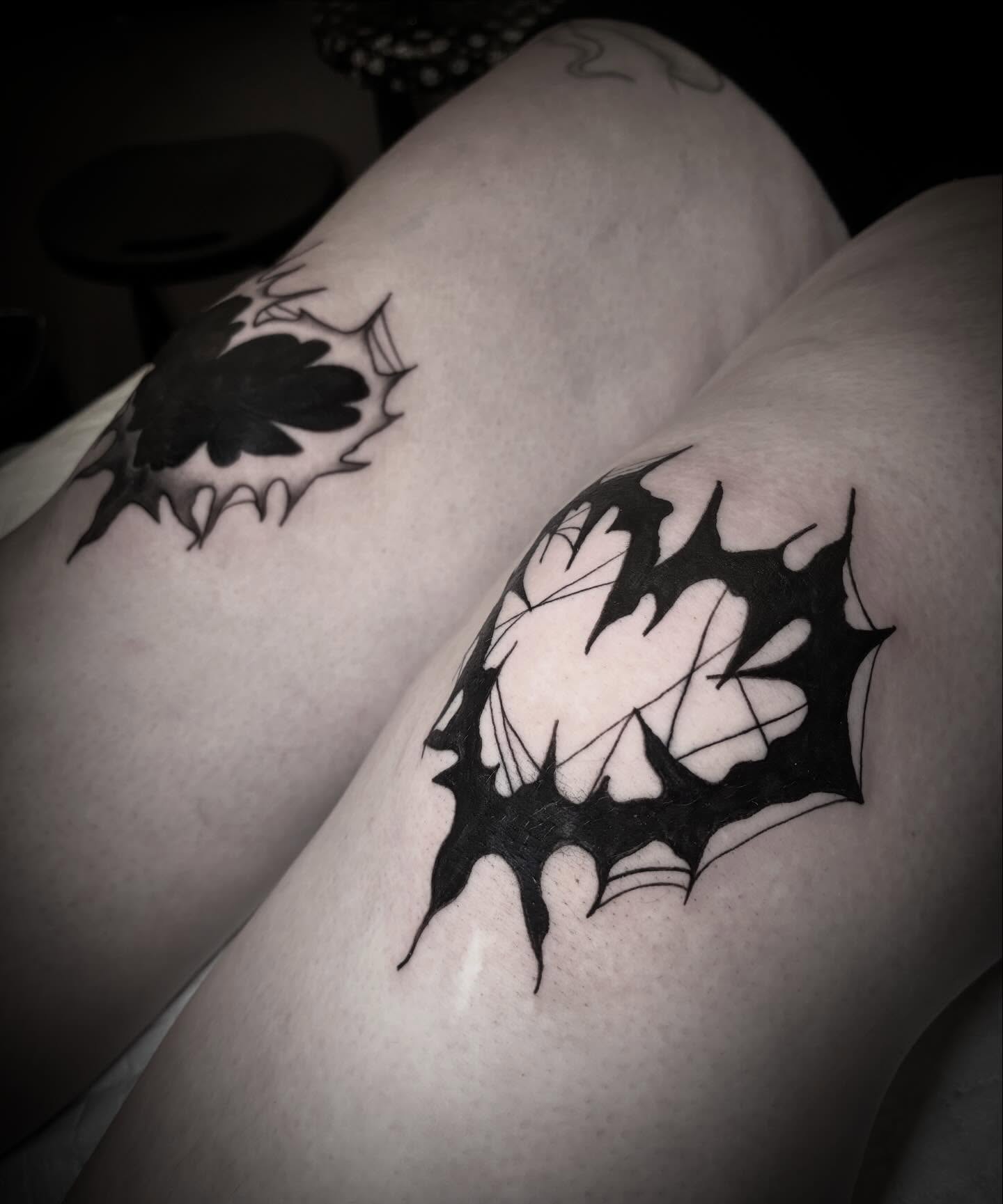 Tattoo by @marzxink — black_and_grey